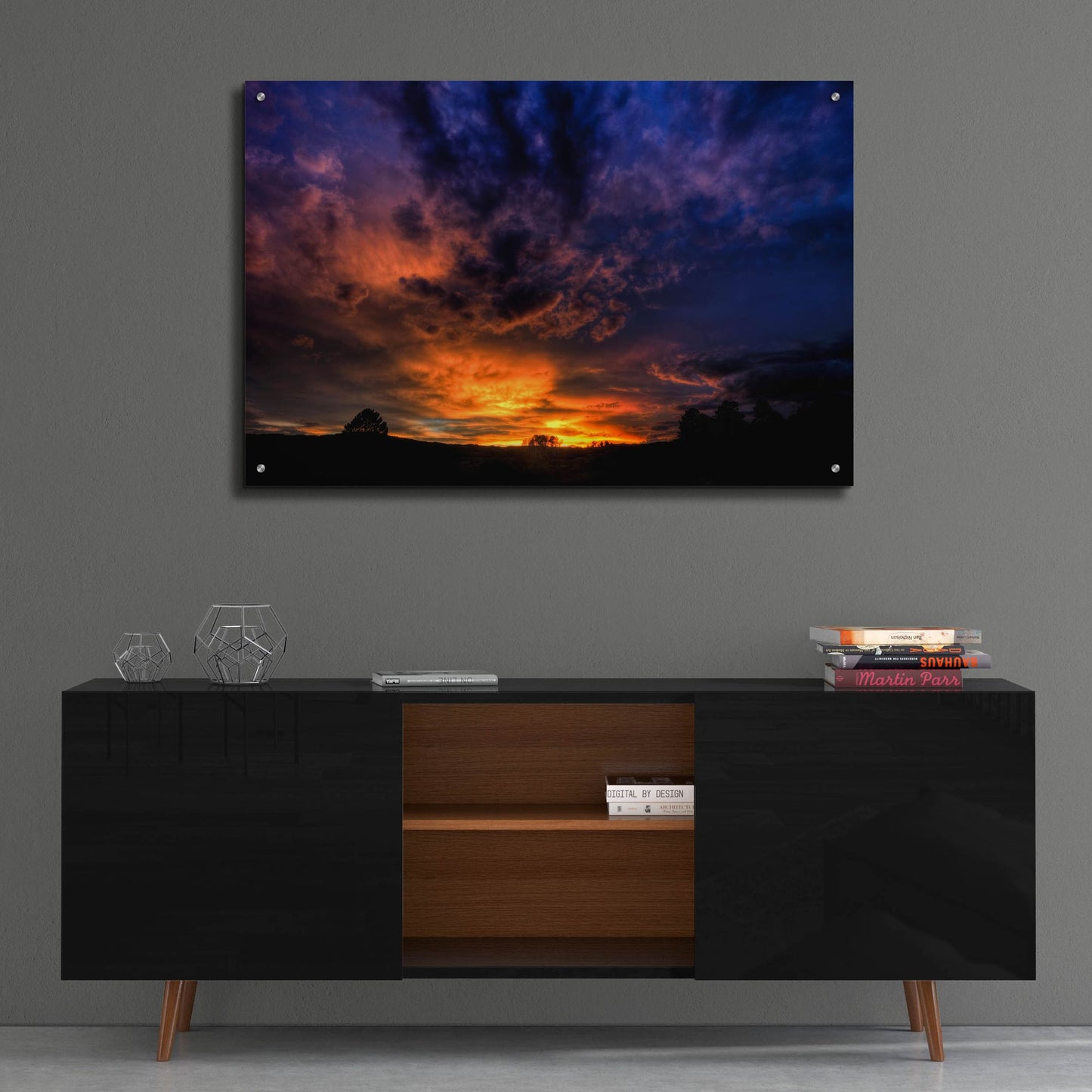 Epic Art 'A Heavenly Sunset' by Bill Sherrell, Acrylic Glass Wall Art,36x24