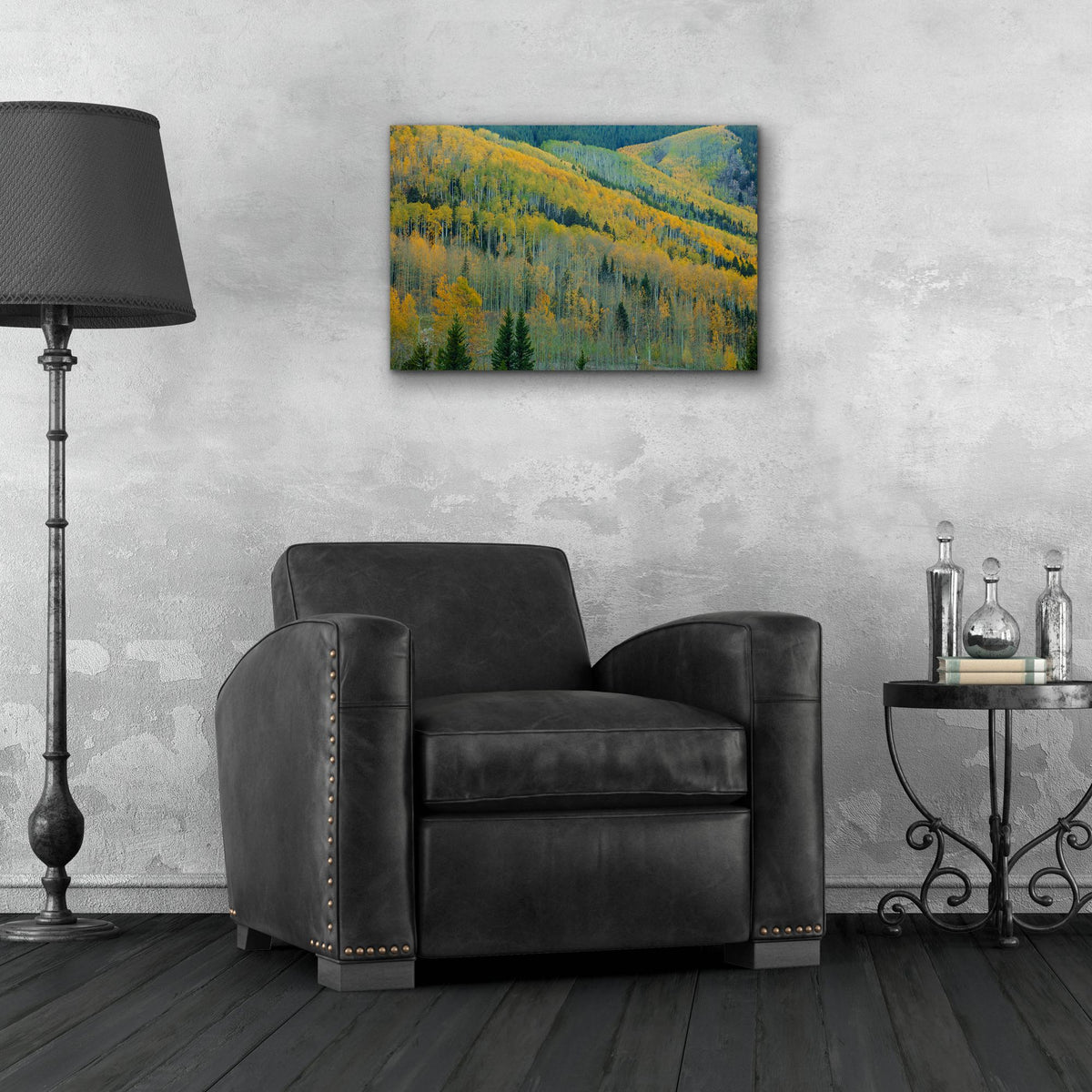 Epic Art 'Aspen Escalators' by Bill Sherrell, Acrylic Glass Wall Art,24x16