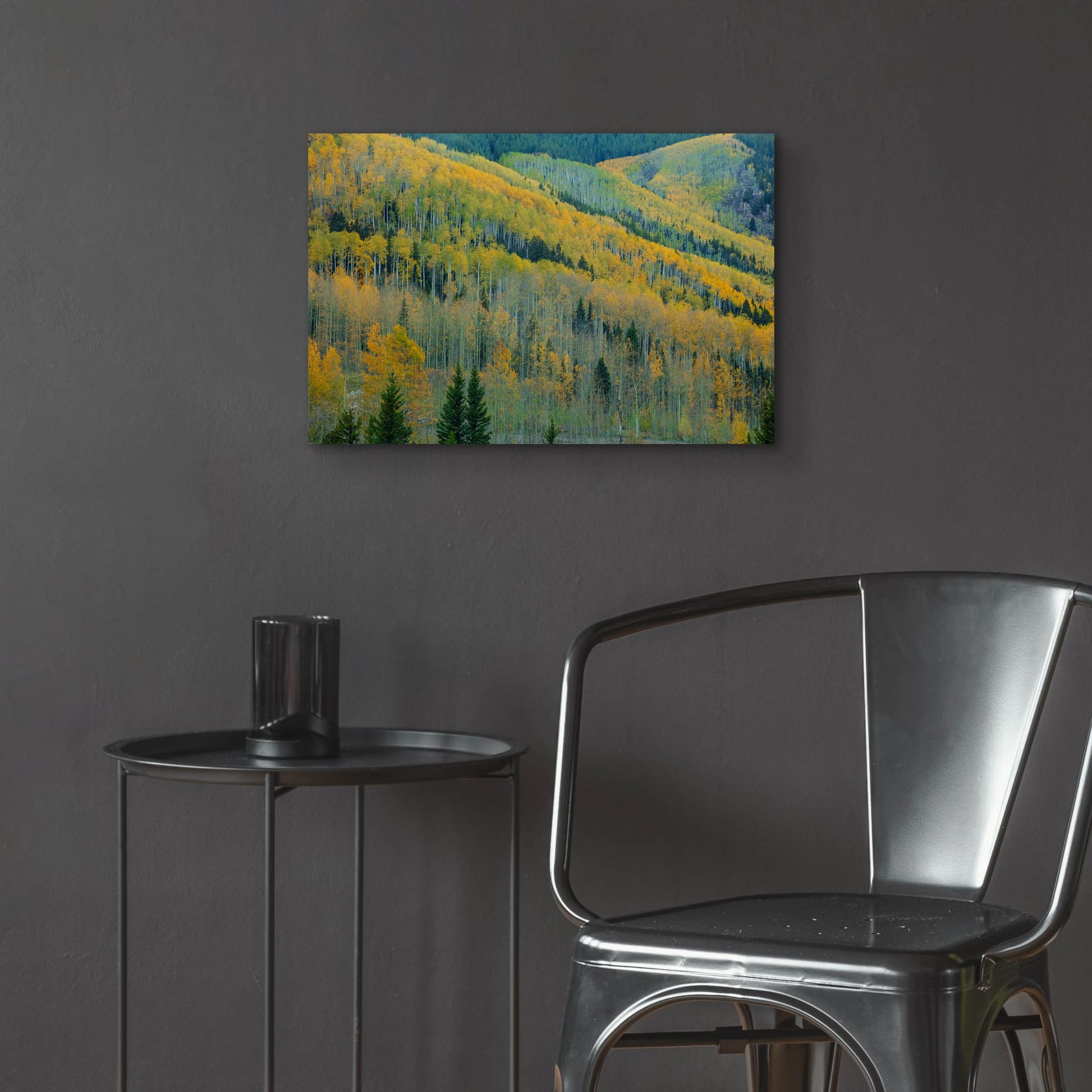 Epic Art 'Aspen Escalators' by Bill Sherrell, Acrylic Glass Wall Art,24x16