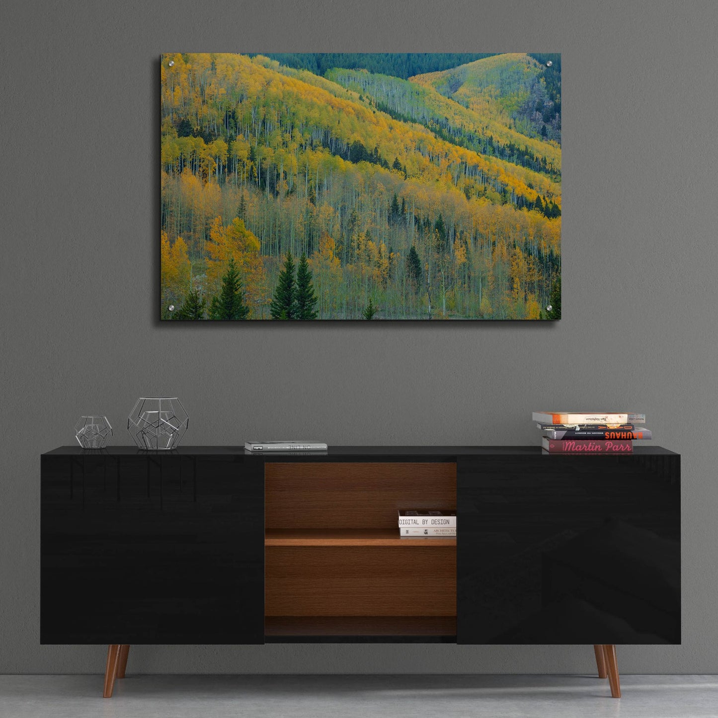 Epic Art 'Aspen Escalators' by Bill Sherrell, Acrylic Glass Wall Art,36x24