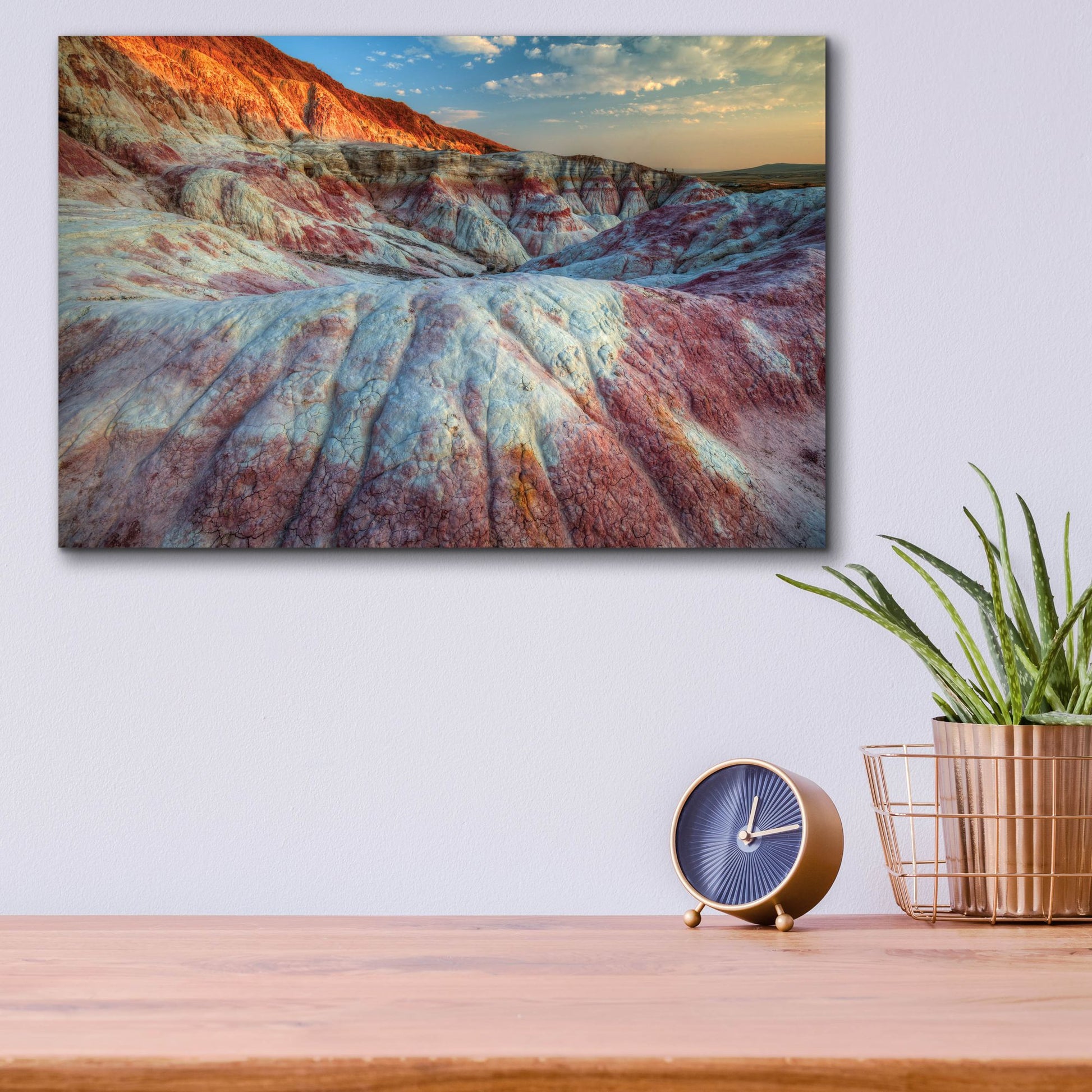 Epic Art 'Circular By Design' by Bill Sherrell, Acrylic Glass Wall Art,16x12