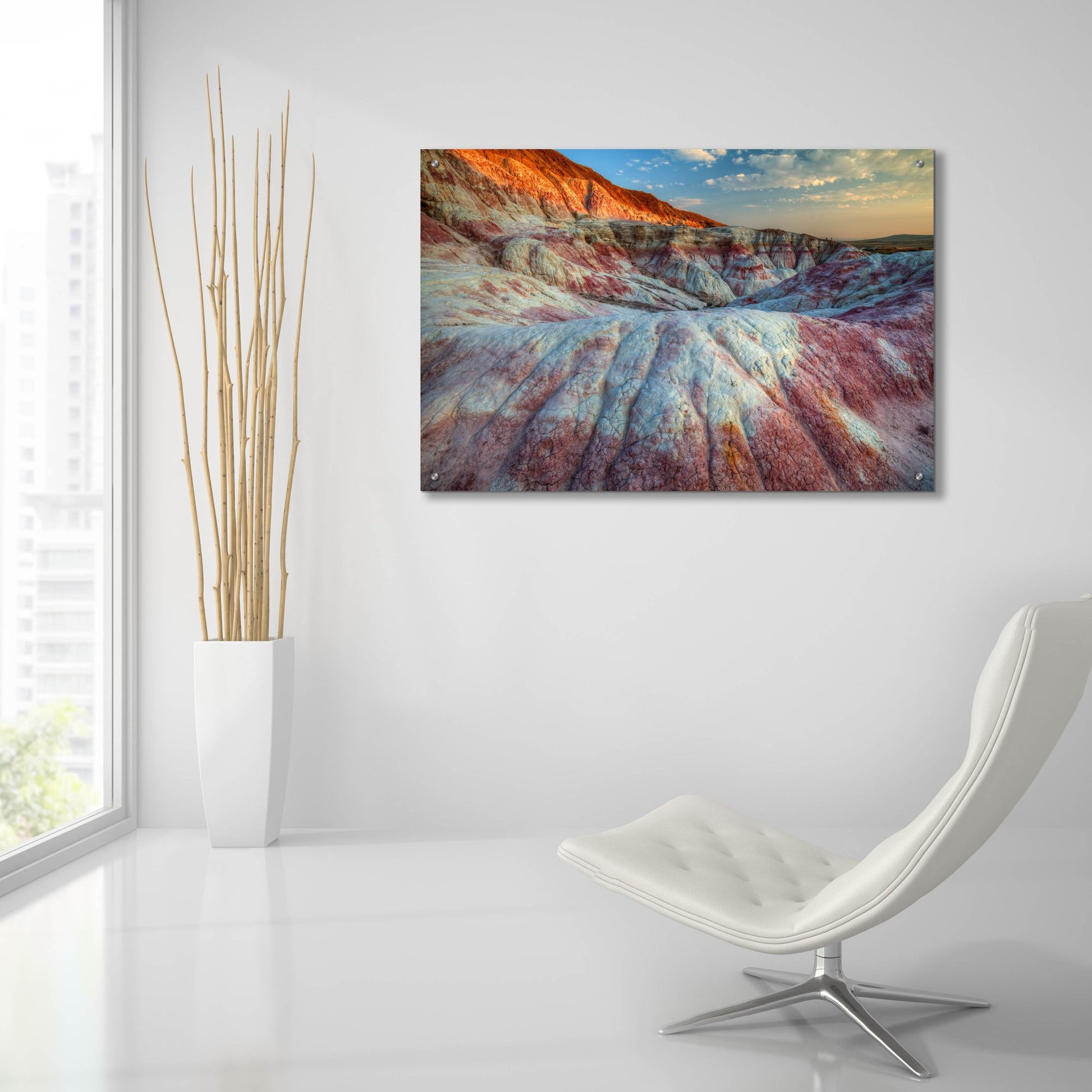 Epic Art 'Circular By Design' by Bill Sherrell, Acrylic Glass Wall Art,36x24