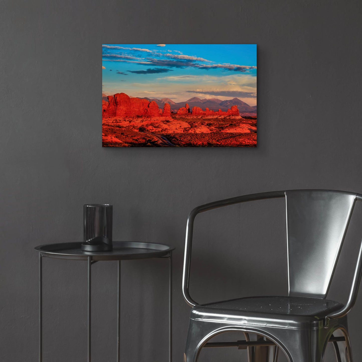 Epic Art 'Glowing Rock Towers At Sunset' by Bill Sherrell, Acrylic Glass Wall Art,24x16