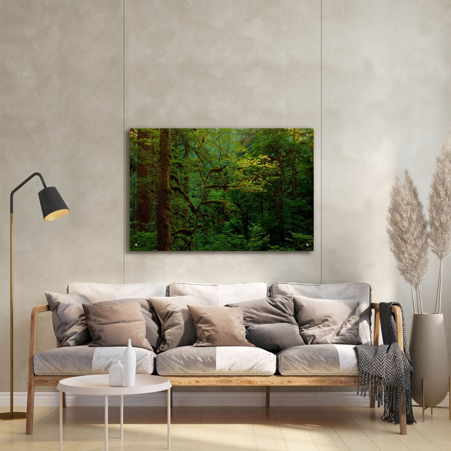 Epic Art 'Light In A Dark Forest' by Bill Sherrell, Acrylic Glass Wall Art,36x24