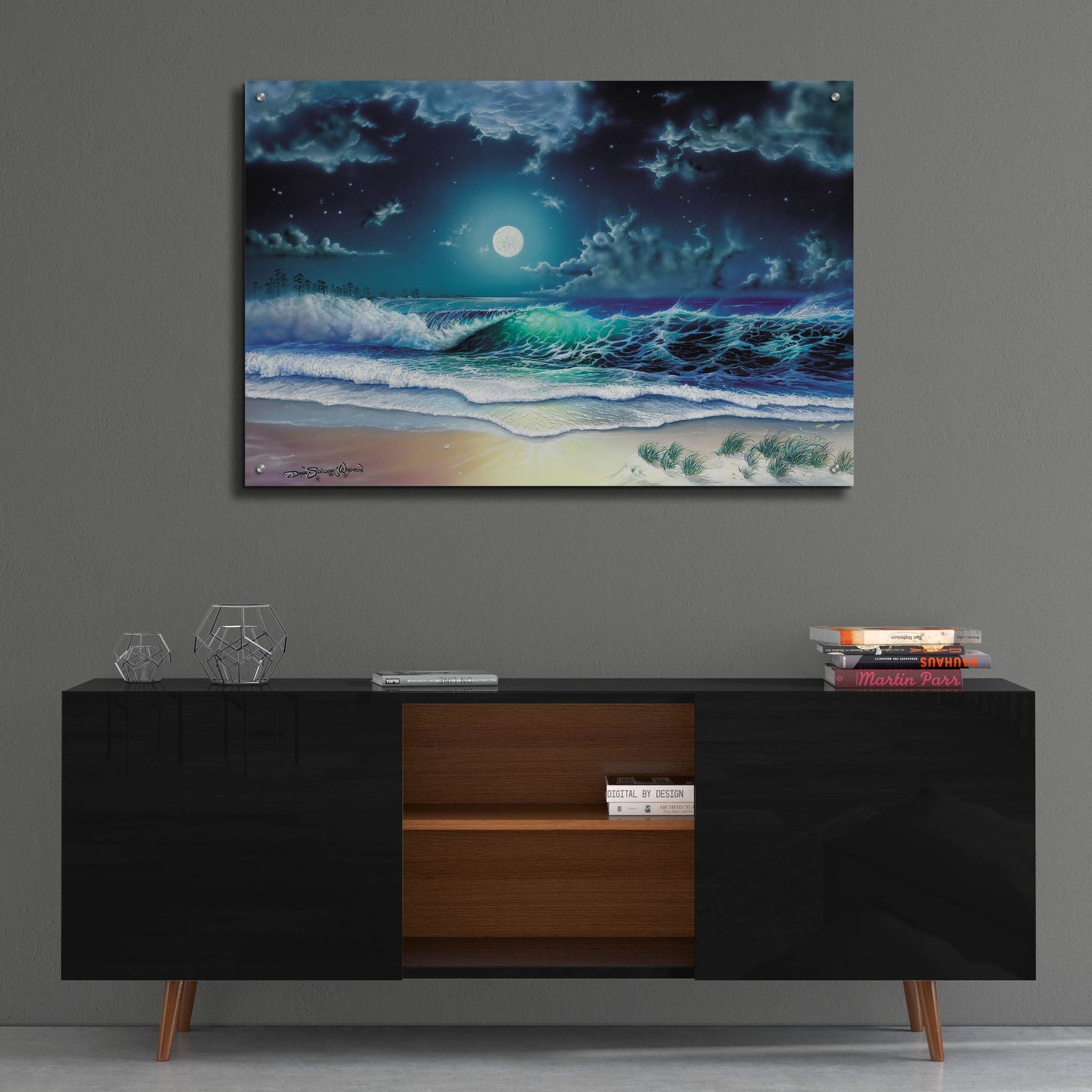 Epic Art 'Enchanted Waters' by Dann Spider Warren, Acrylic Glass Wall Art,36x24