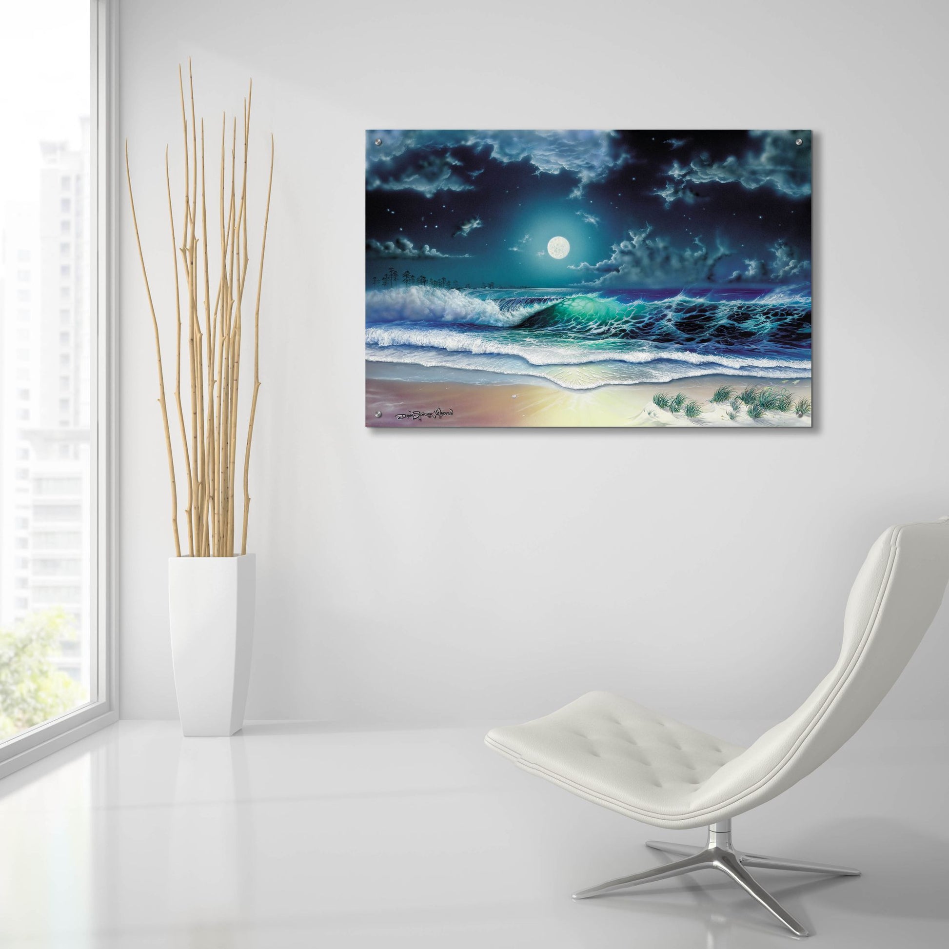 Epic Art 'Enchanted Waters' by Dann Spider Warren, Acrylic Glass Wall Art,36x24