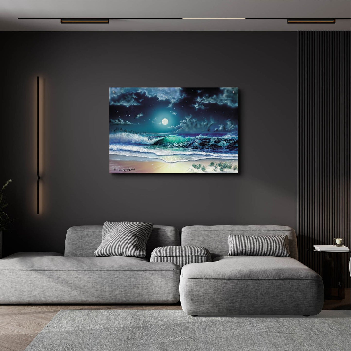 Epic Art 'Enchanted Waters' by Dann Spider Warren, Acrylic Glass Wall Art,36x24