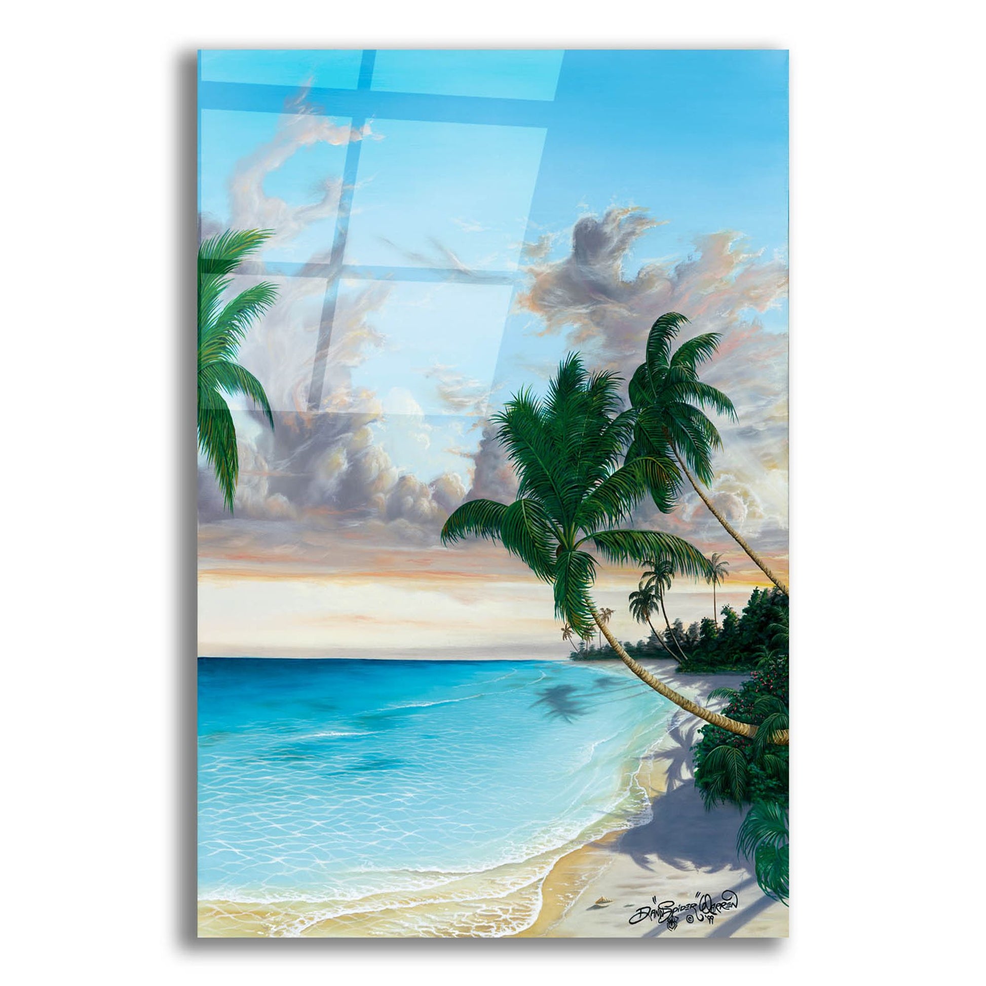 Epic Art 'Isle Of Tranquility' by Dann Spider Warren, Acrylic Glass Wall Art