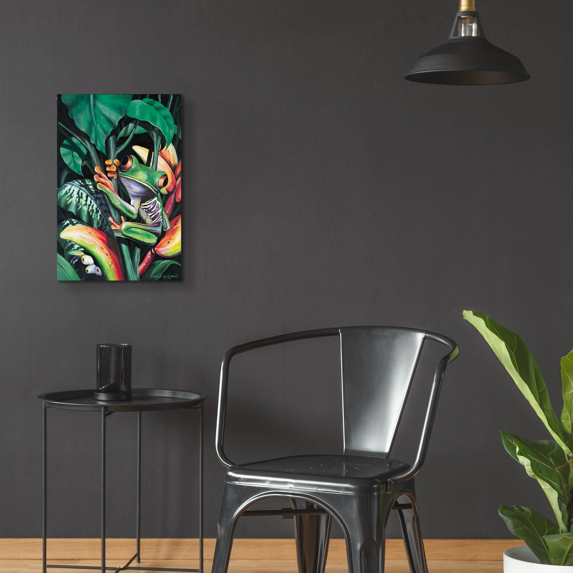 Epic Art 'Rainforest Prince' by Dann Spider Warren, Acrylic Glass Wall Art,16x24