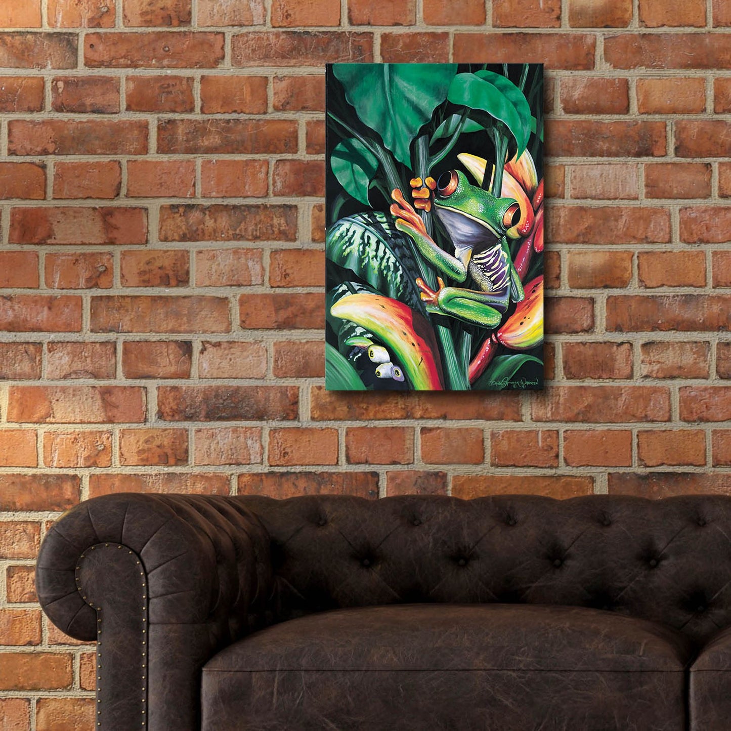 Epic Art 'Rainforest Prince' by Dann Spider Warren, Acrylic Glass Wall Art,16x24