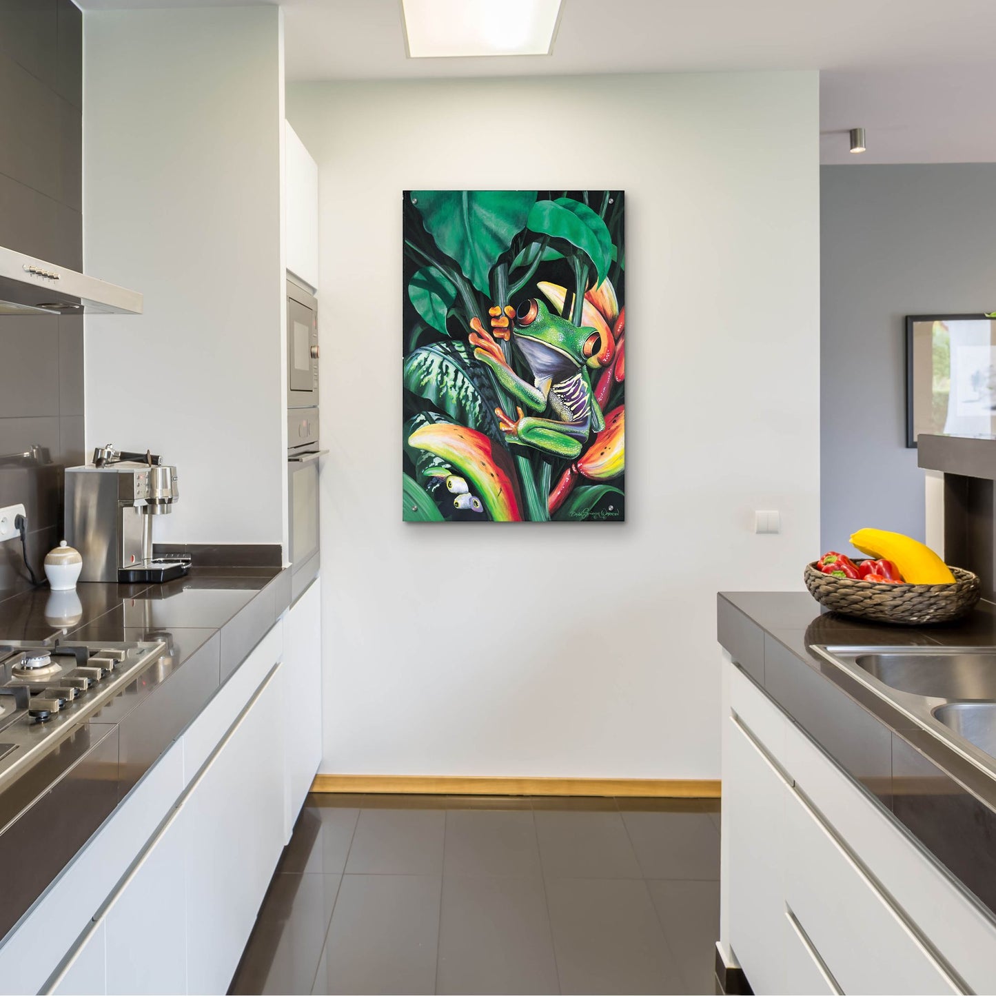 Epic Art 'Rainforest Prince' by Dann Spider Warren, Acrylic Glass Wall Art,24x36