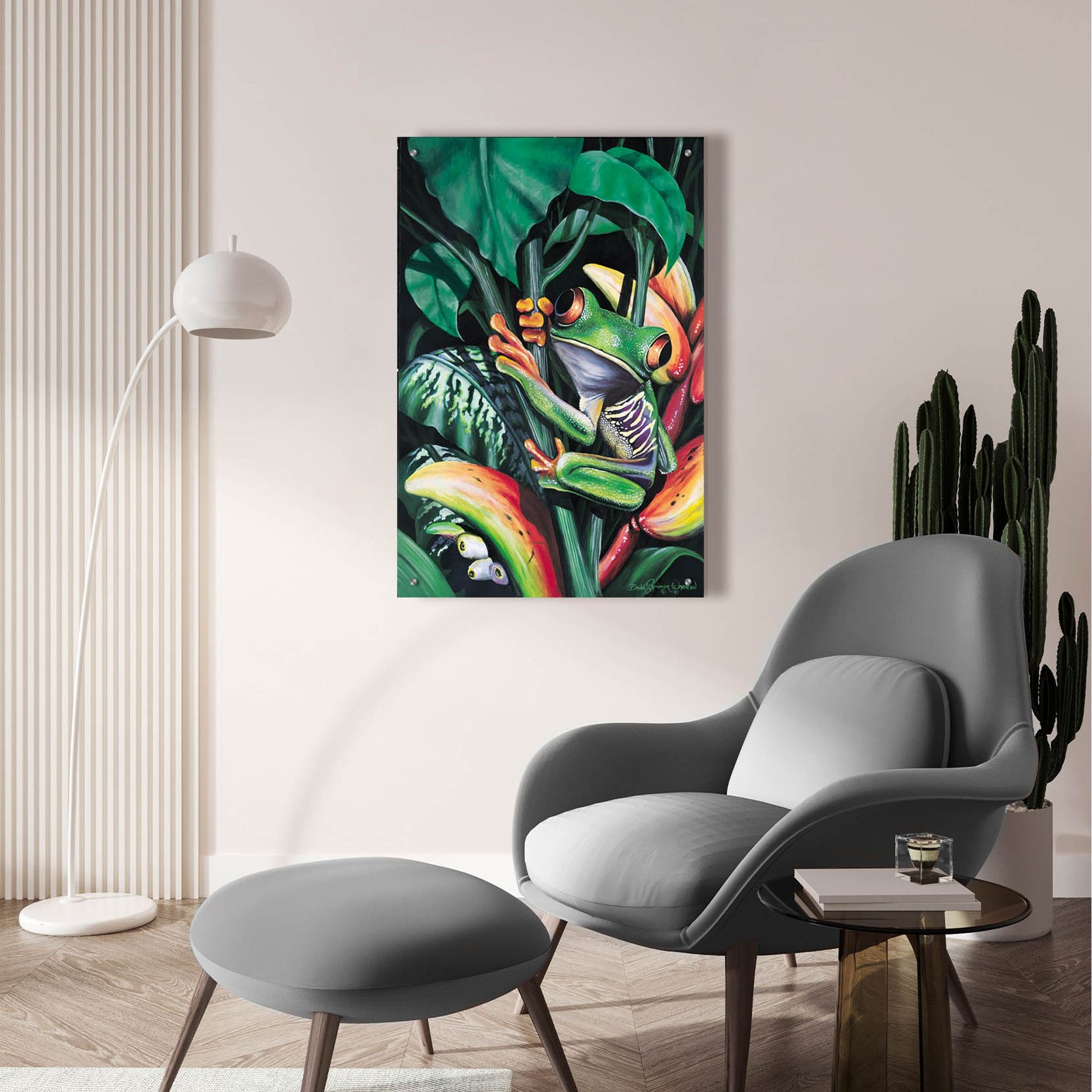 Epic Art 'Rainforest Prince' by Dann Spider Warren, Acrylic Glass Wall Art,24x36