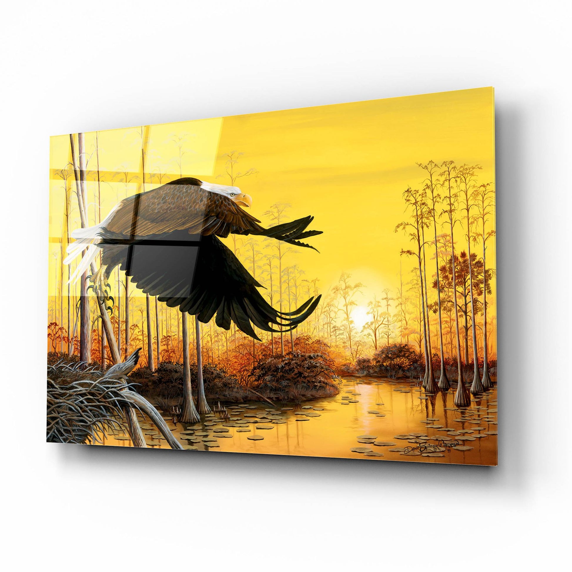 Epic Art 'Majestic Morning' by Dann Spider Warren, Acrylic Glass Wall Art,16x12