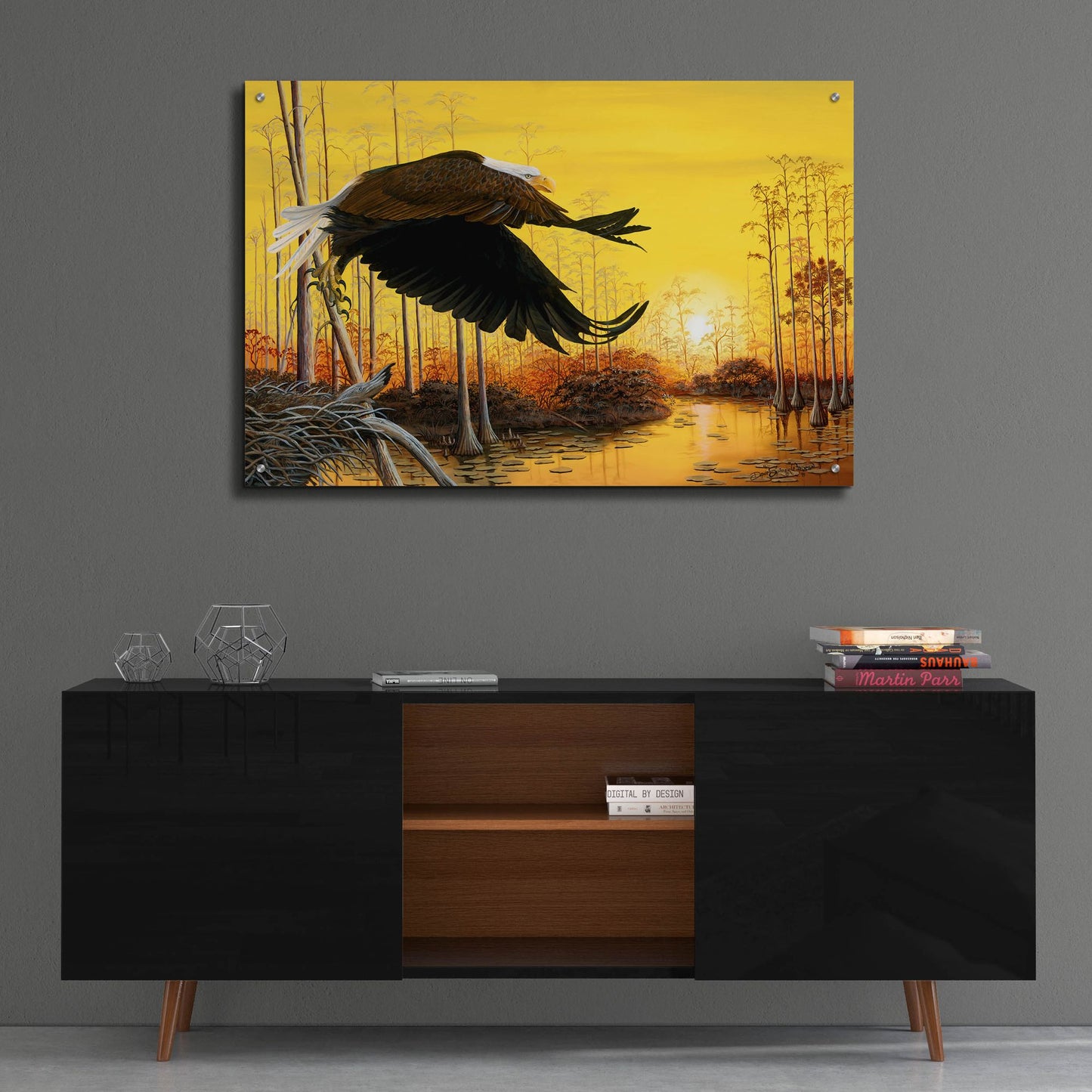 Epic Art 'Majestic Morning' by Dann Spider Warren, Acrylic Glass Wall Art,36x24