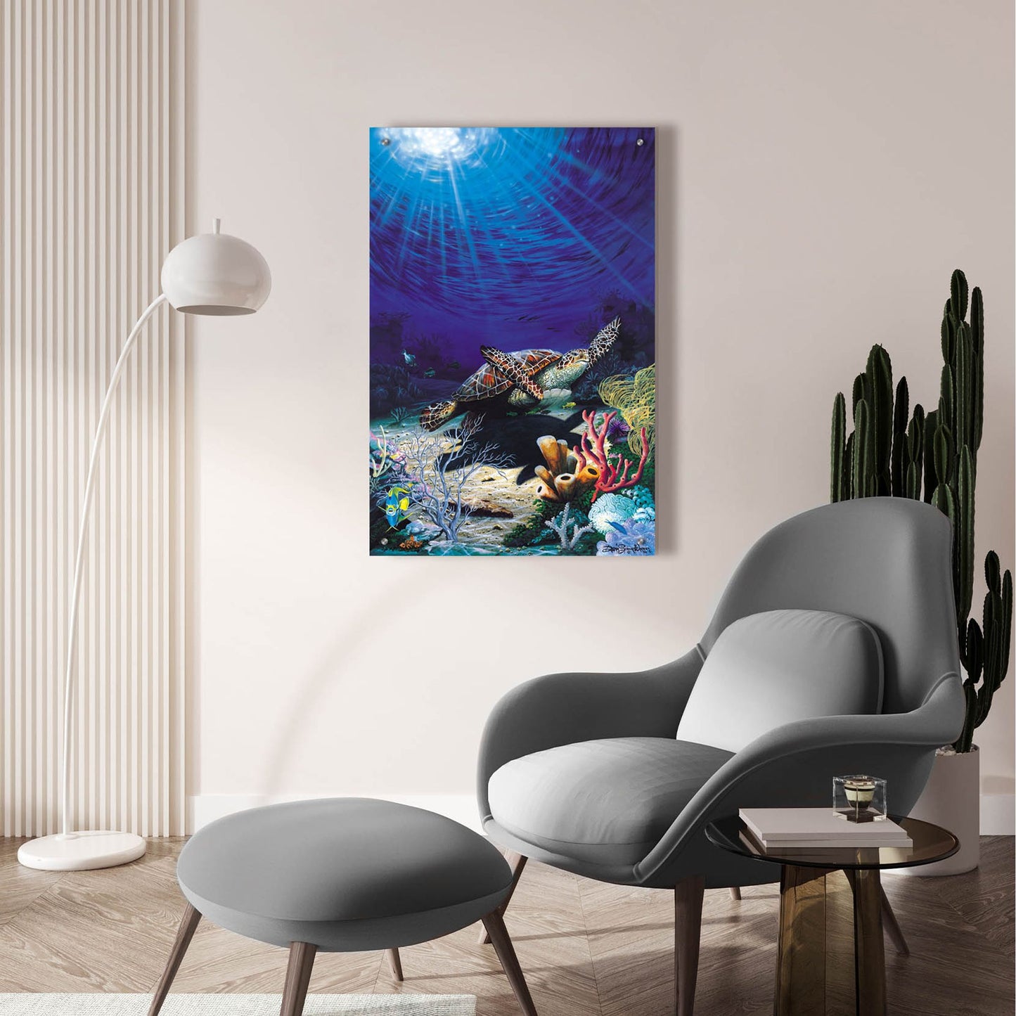 Epic Art 'Soaring The Abyss' by Dann Spider Warren, Acrylic Glass Wall Art,24x36