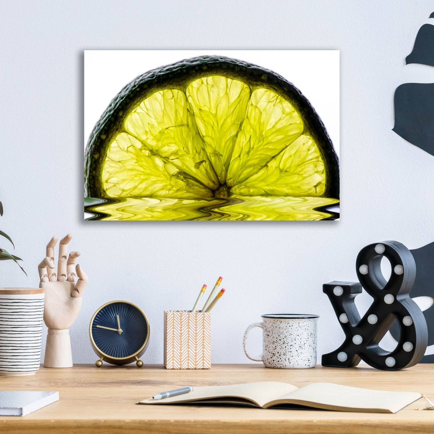 Epic Art 'Fruit Macros 09' by Gordon Semmens, Acrylic Glass Wall Art,16x12