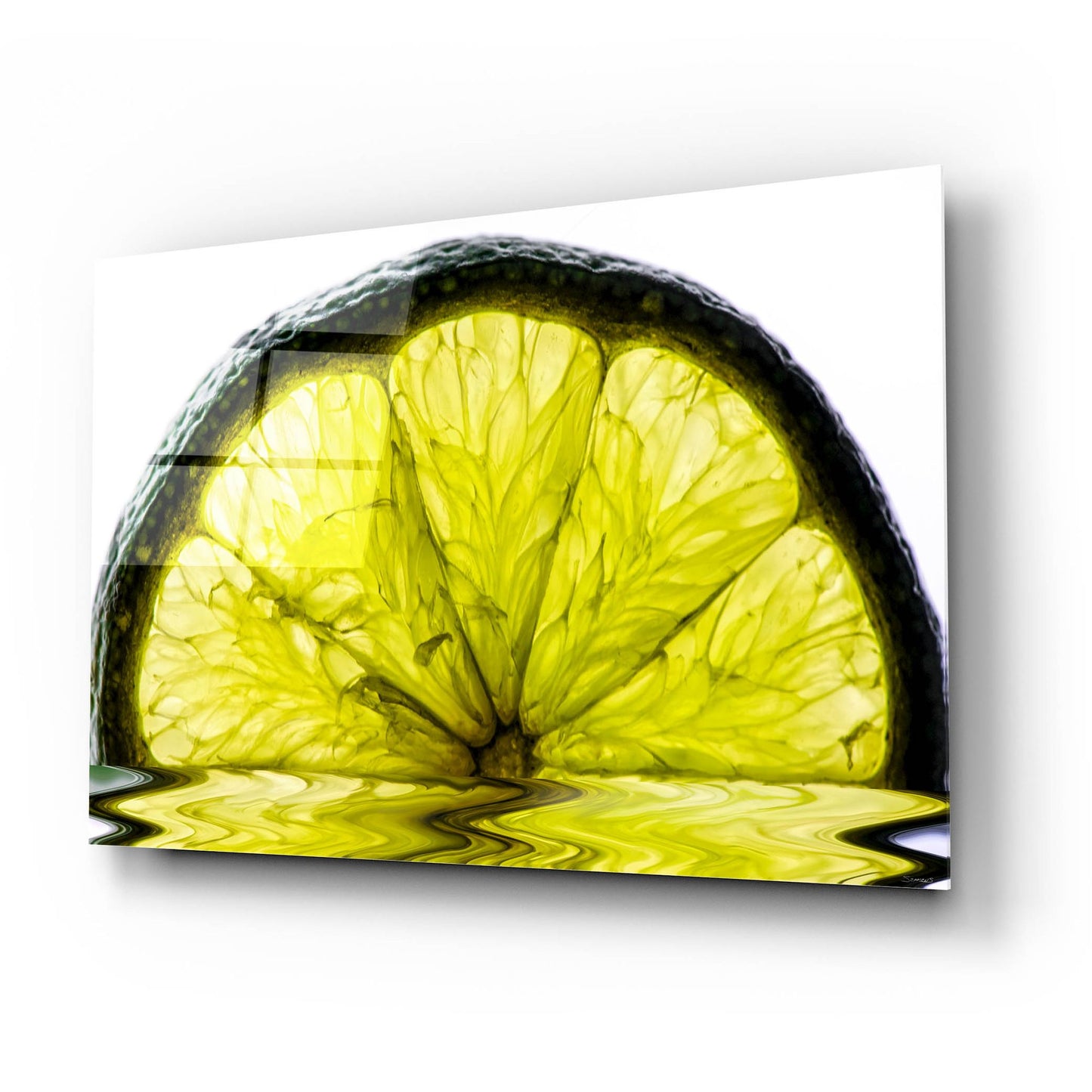 Epic Art 'Fruit Macros 09' by Gordon Semmens, Acrylic Glass Wall Art,24x16