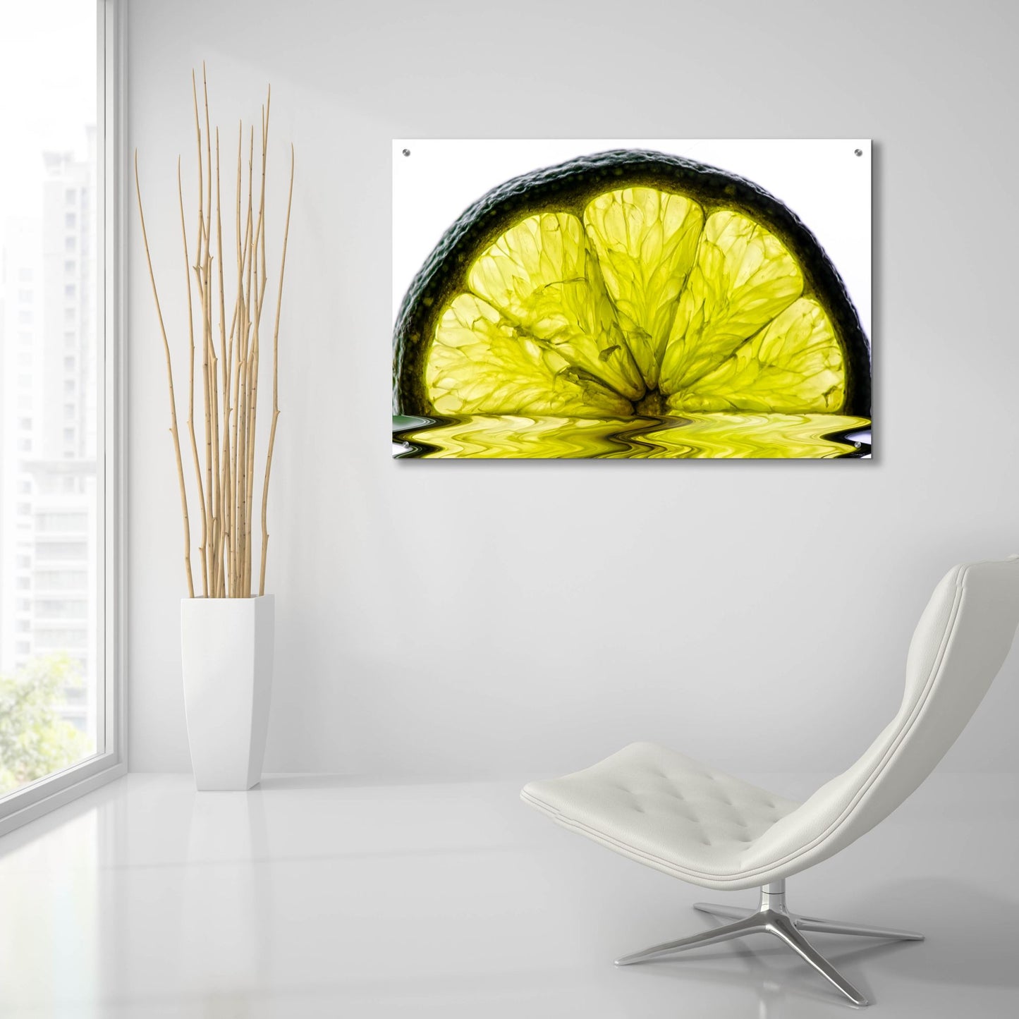 Epic Art 'Fruit Macros 09' by Gordon Semmens, Acrylic Glass Wall Art,36x24