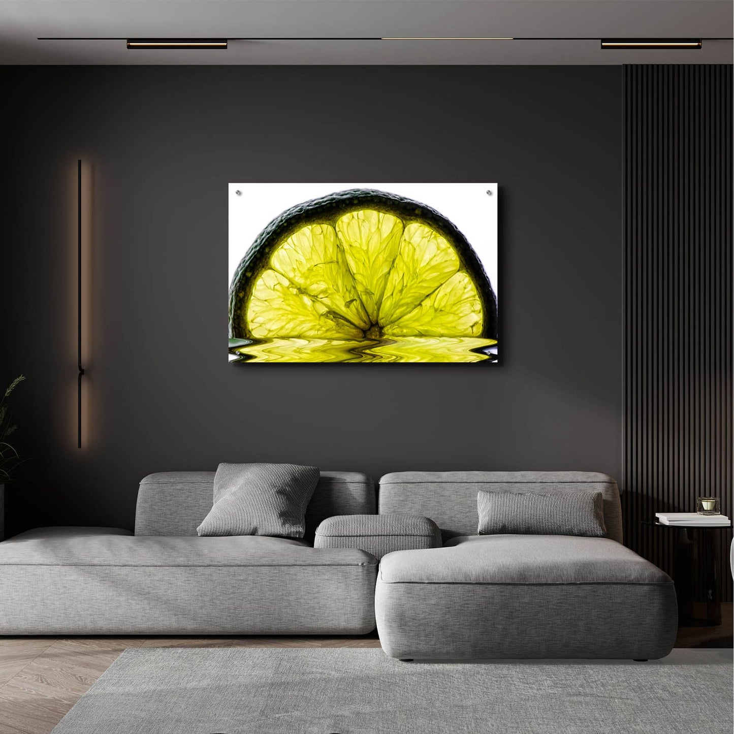 Epic Art 'Fruit Macros 09' by Gordon Semmens, Acrylic Glass Wall Art,36x24