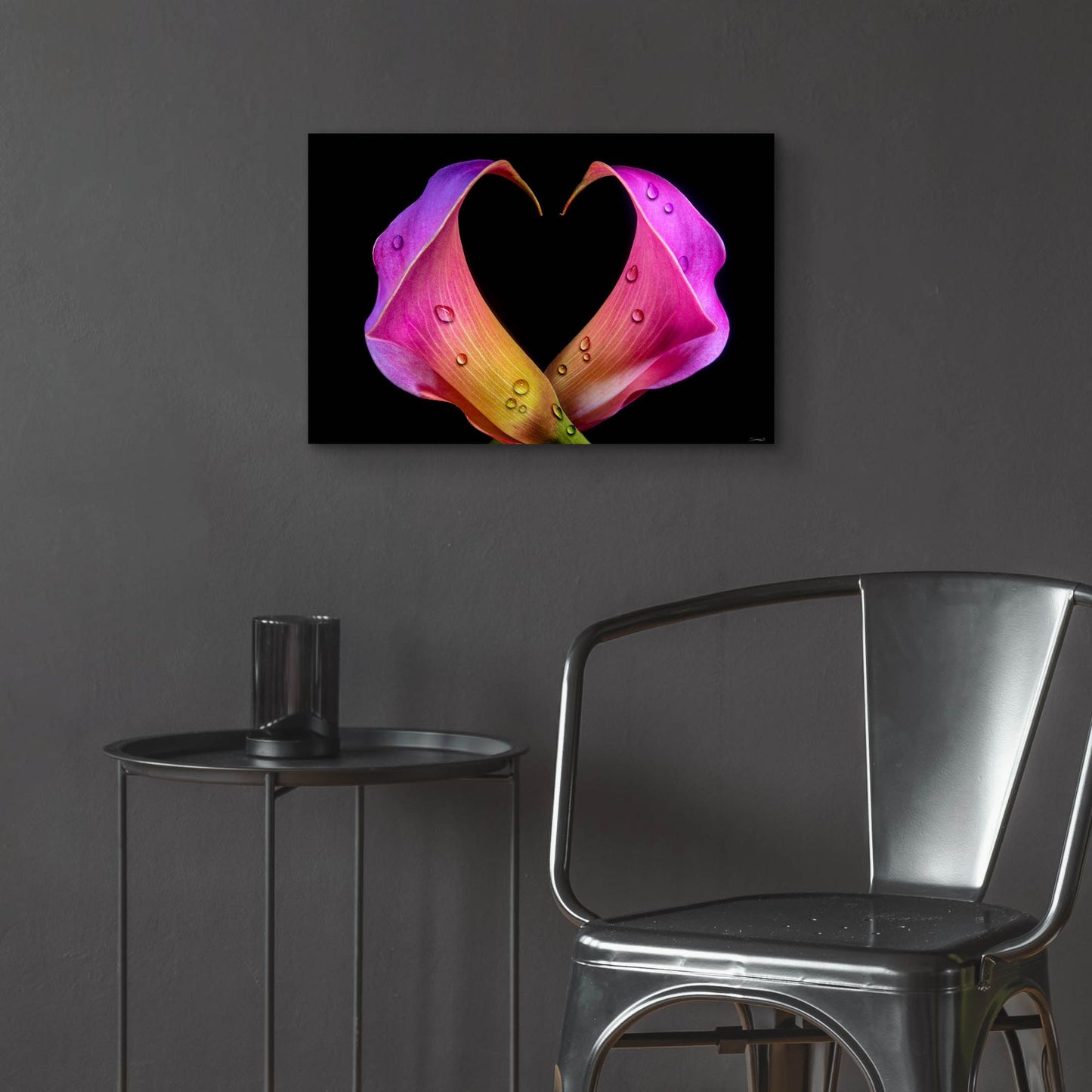 Epic Art 'Calla Lily 07' by Gordon Semmens, Acrylic Glass Wall Art,24x16