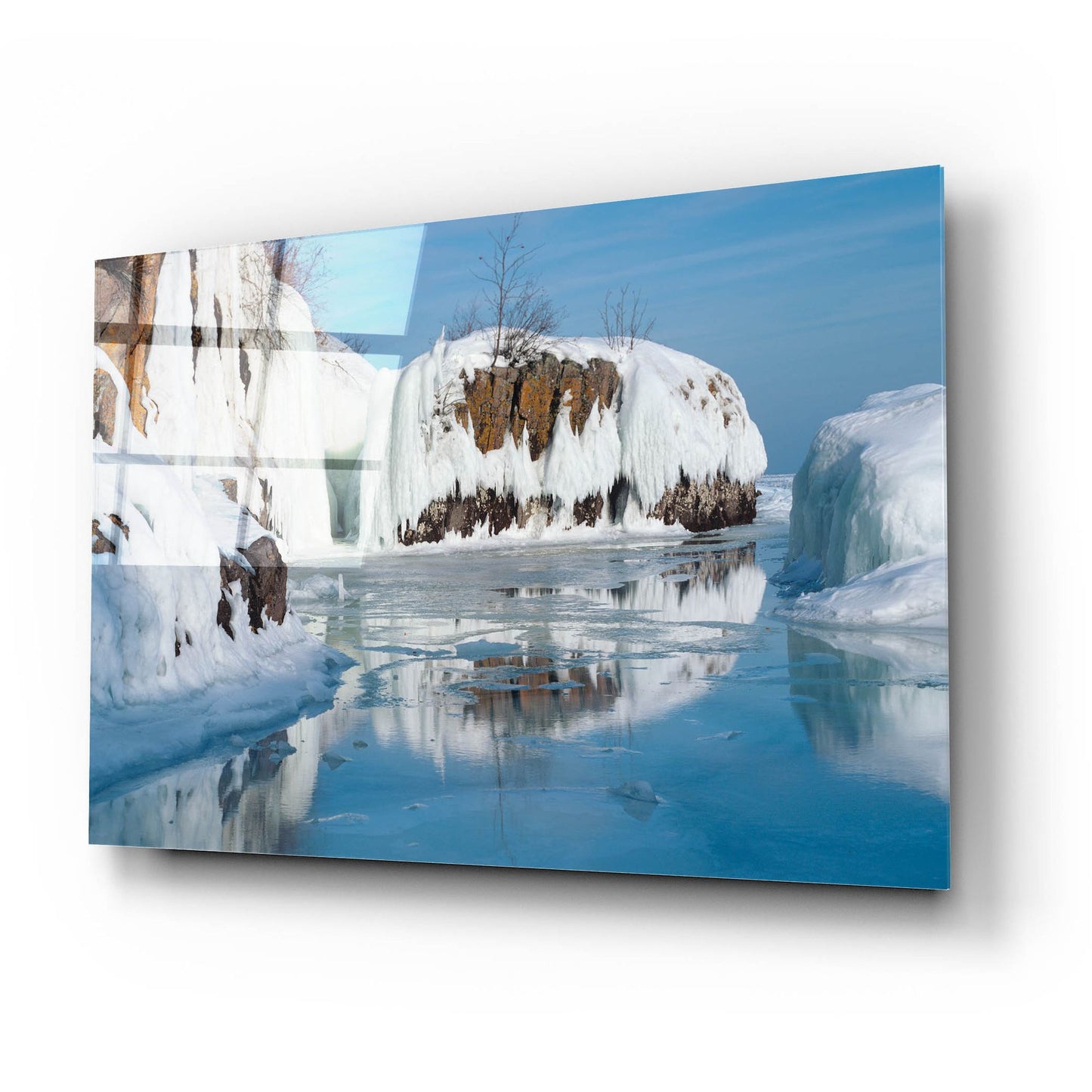 Epic Art 'Lake Superior 29' by Gordon Semmens, Acrylic Glass Wall Art,24x16