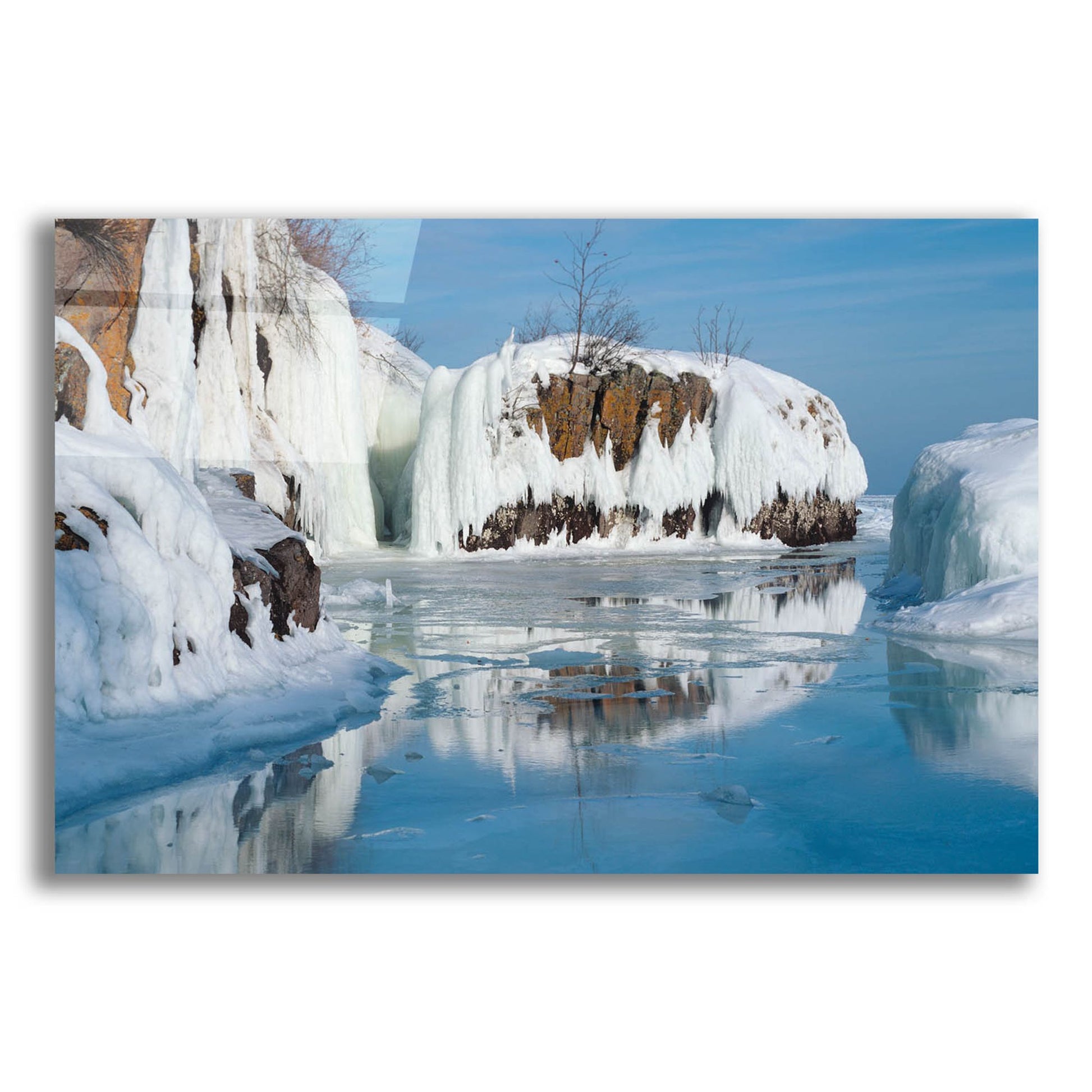 Epic Art 'Lake Superior 29' by Gordon Semmens, Acrylic Glass Wall Art,24x16