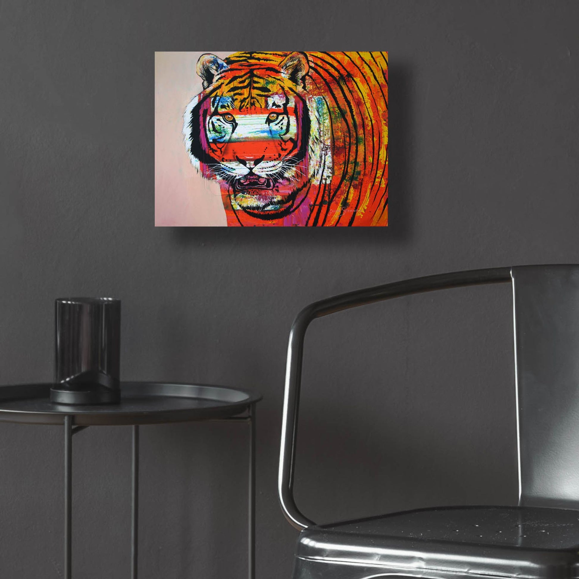 Epic Art 'Burning Bright Eyes' by Graeme Stevenson, Acrylic Glass Wall Art,16x12