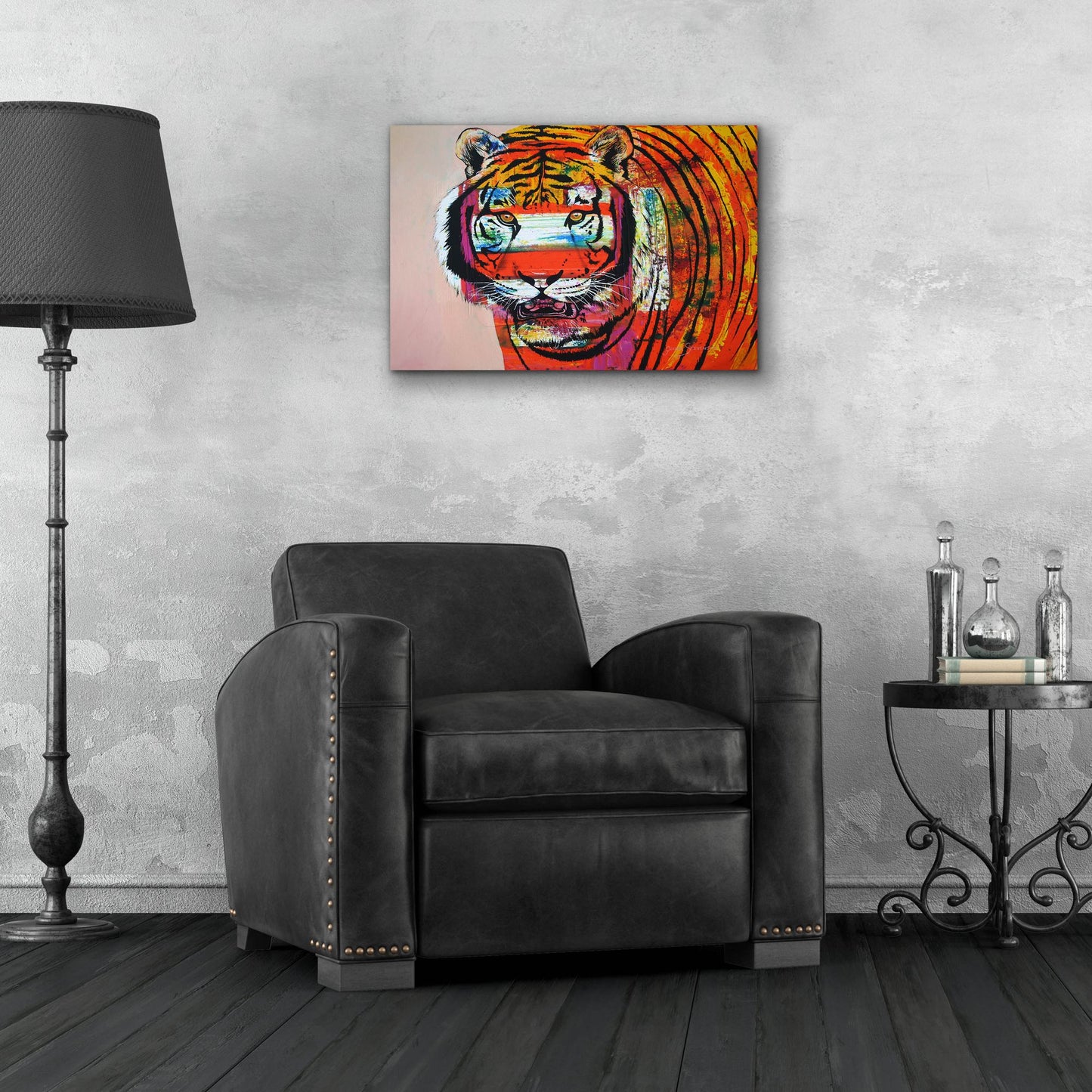 Epic Art 'Burning Bright Eyes' by Graeme Stevenson, Acrylic Glass Wall Art,24x16