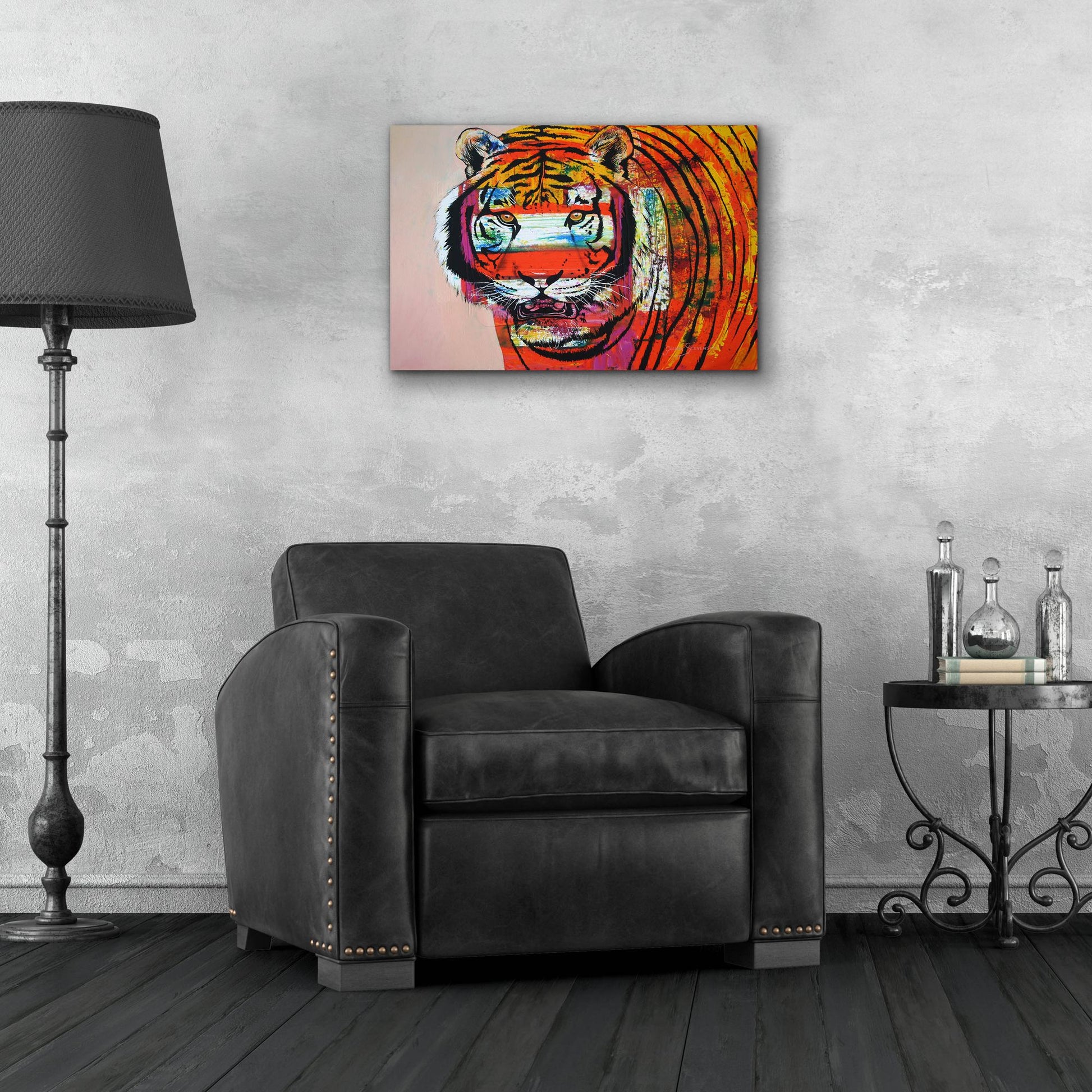 Epic Art 'Burning Bright Eyes' by Graeme Stevenson, Acrylic Glass Wall Art,24x16