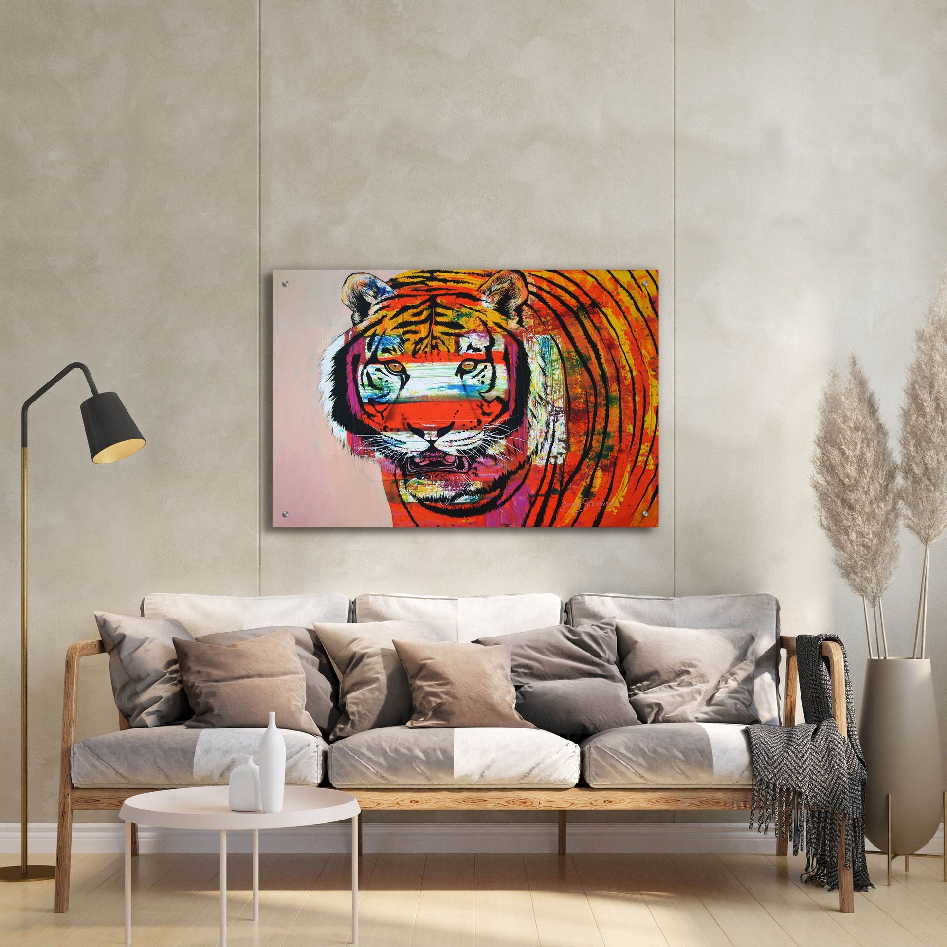 Epic Art 'Burning Bright Eyes' by Graeme Stevenson, Acrylic Glass Wall Art,36x24