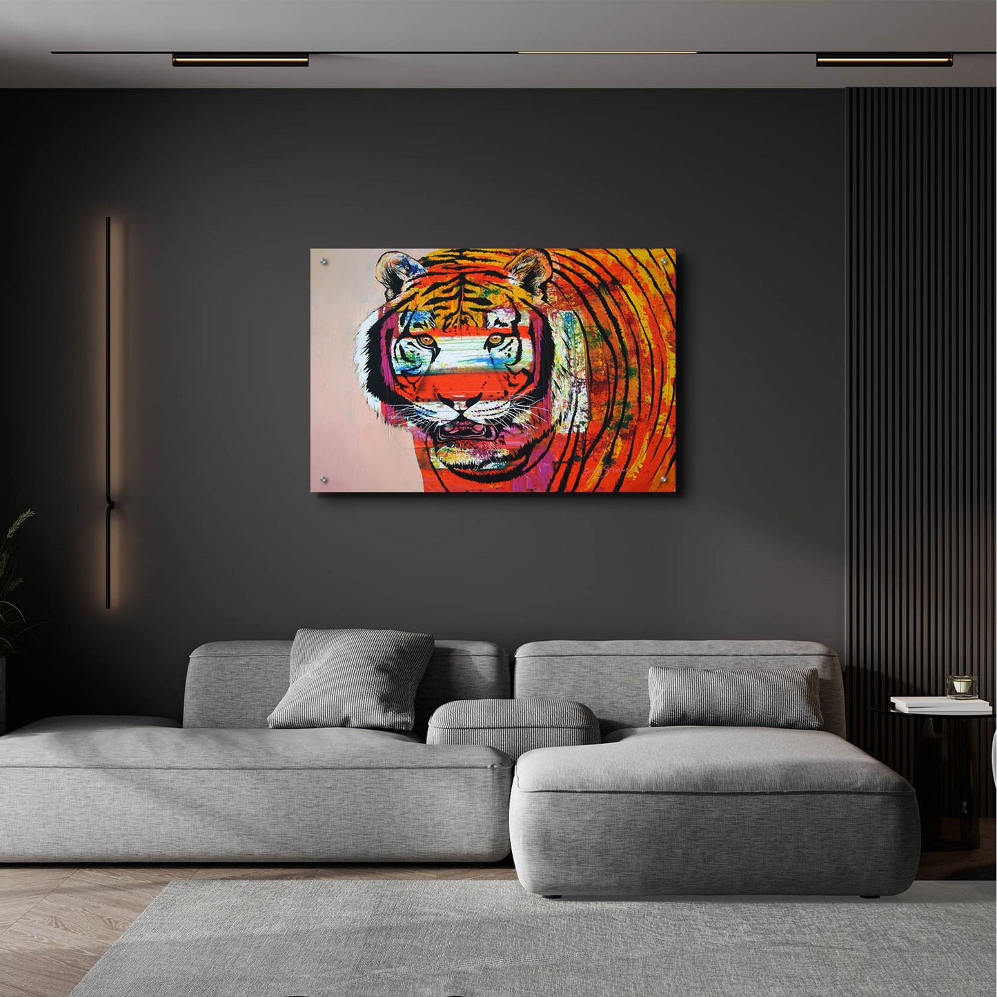 Epic Art 'Burning Bright Eyes' by Graeme Stevenson, Acrylic Glass Wall Art,36x24