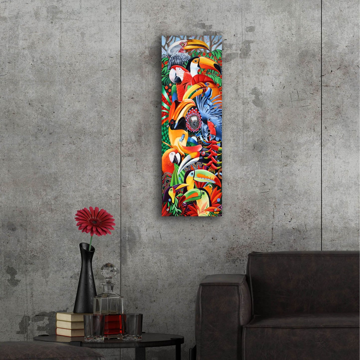 Epic Art 'Heads Up' by Graeme Stevenson, Acrylic Glass Wall Art,12x36