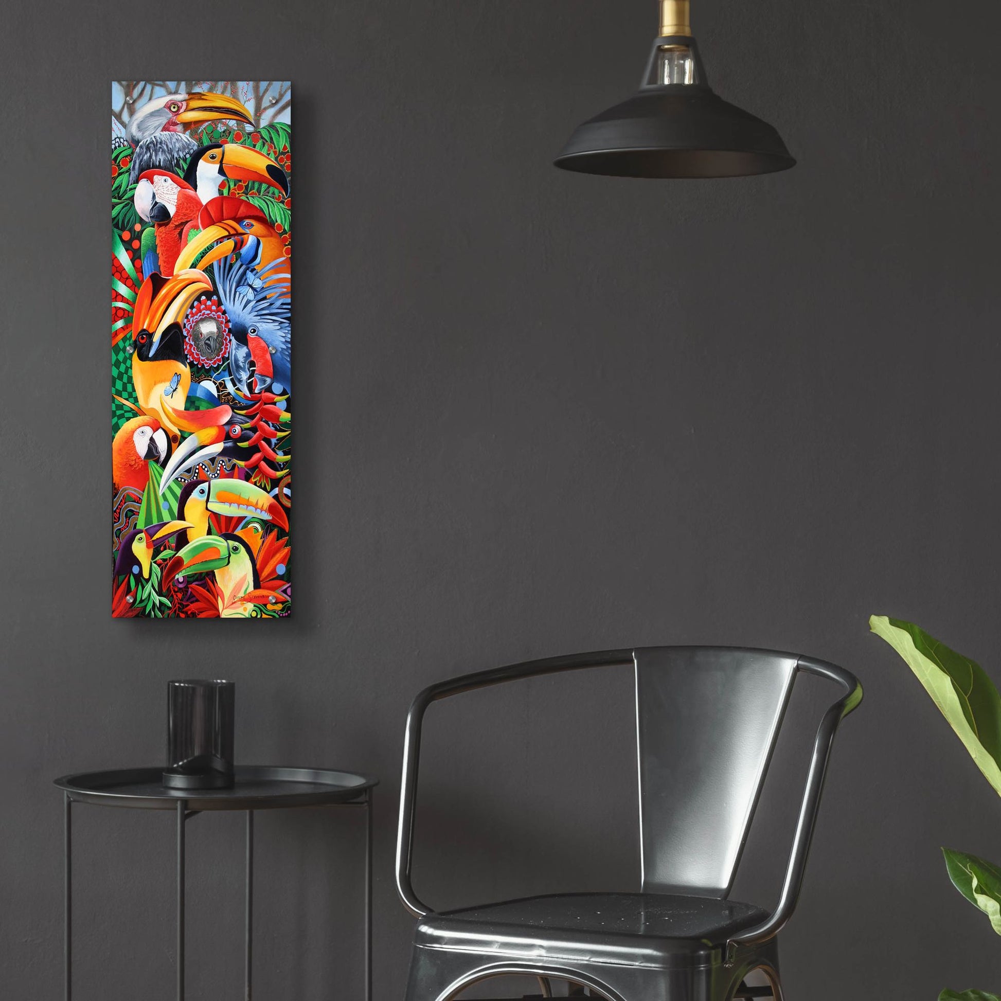 Epic Art 'Heads Up' by Graeme Stevenson, Acrylic Glass Wall Art,12x36