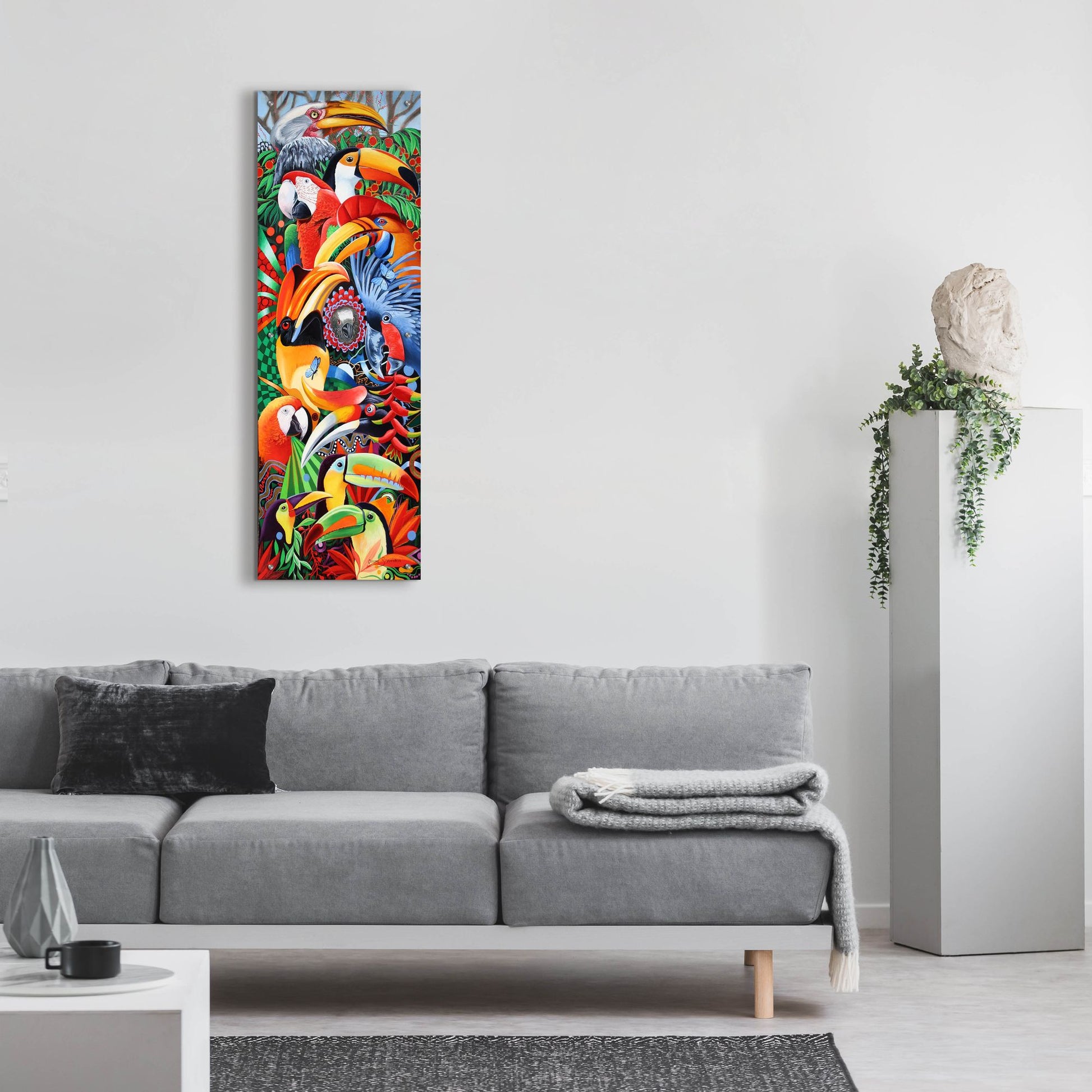 Epic Art 'Heads Up' by Graeme Stevenson, Acrylic Glass Wall Art,16x48