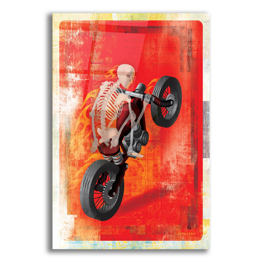 Epic Art 'Biker 2' by Greg Simanson, Acrylic Glass Wall Art