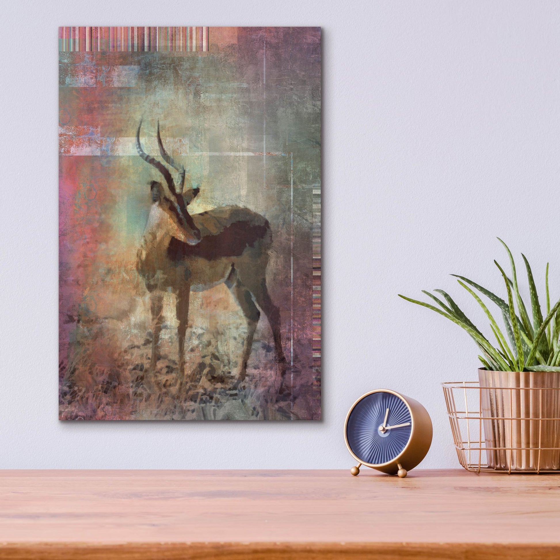 Epic Art 'Africa Antelope' by Greg Simanson, Acrylic Glass Wall Art,12x16