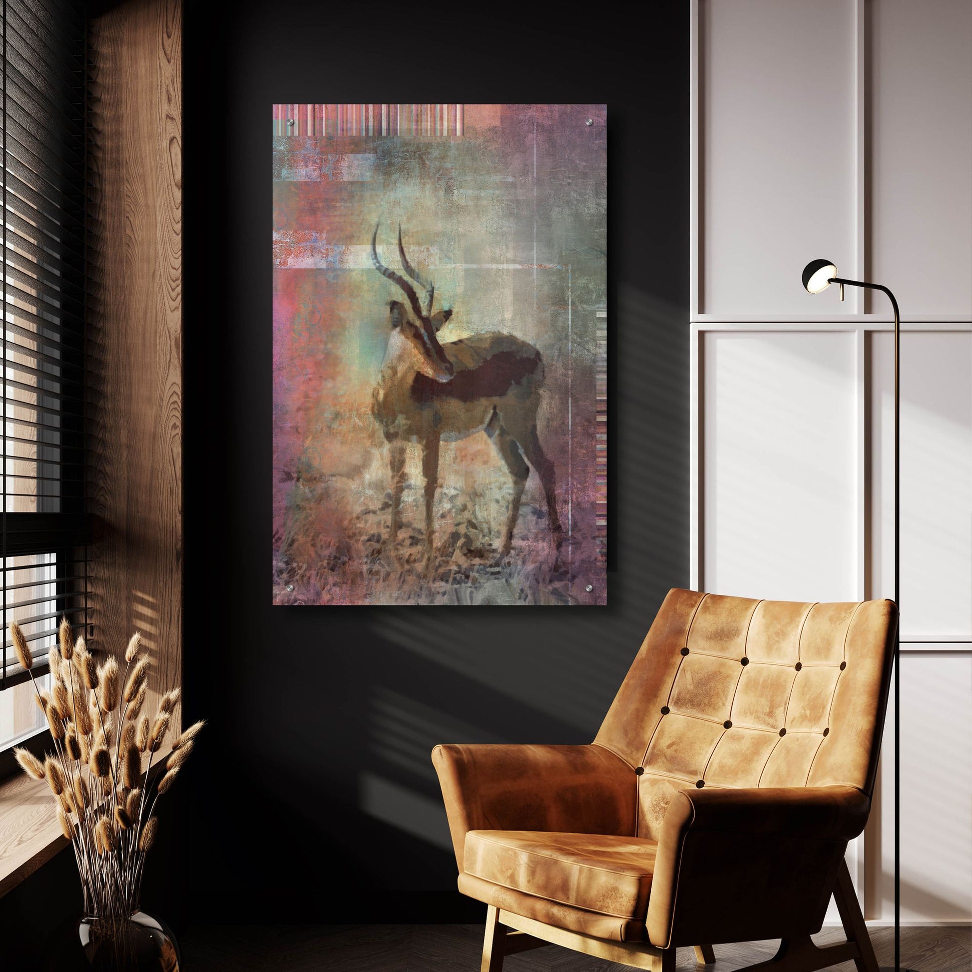 Epic Art 'Africa Antelope' by Greg Simanson, Acrylic Glass Wall Art,24x36