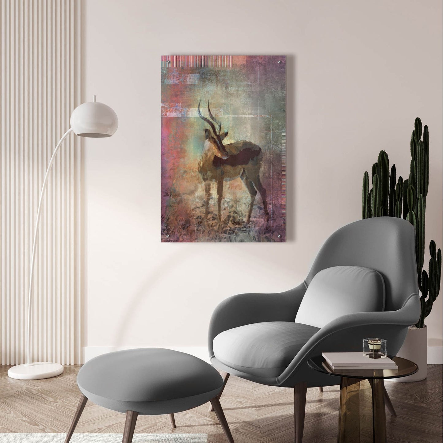 Epic Art 'Africa Antelope' by Greg Simanson, Acrylic Glass Wall Art,24x36