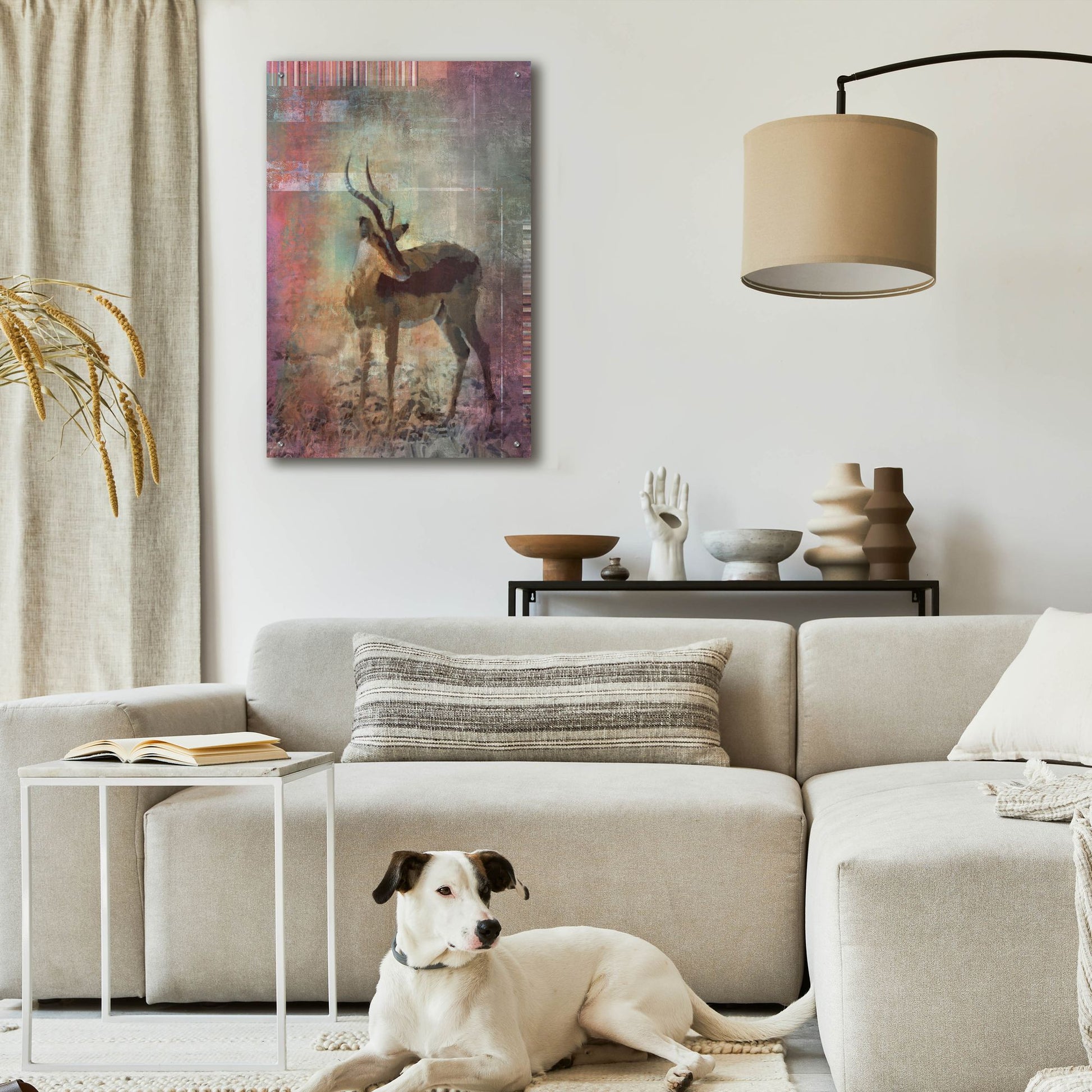 Epic Art 'Africa Antelope' by Greg Simanson, Acrylic Glass Wall Art,24x36