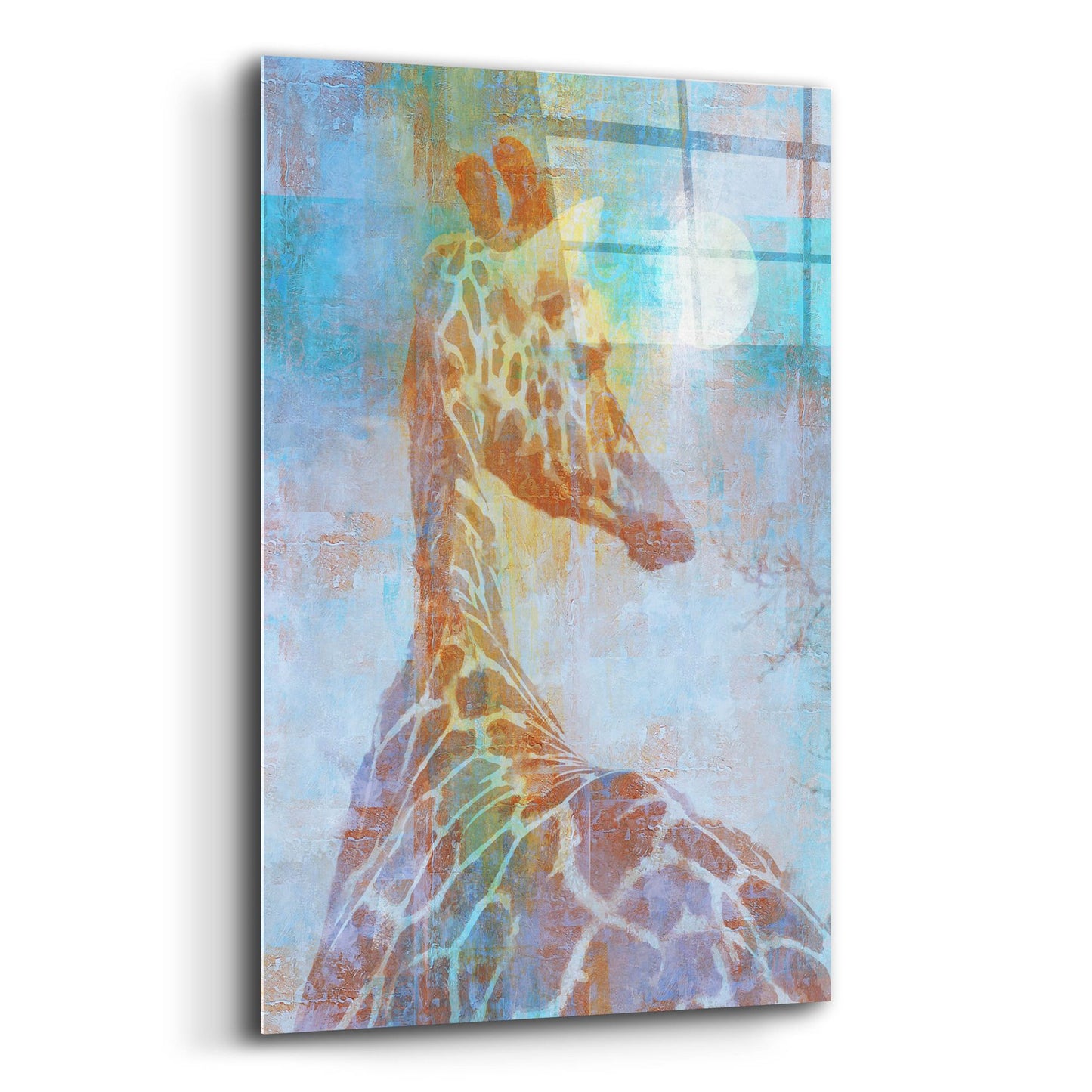 Epic Art 'Africa Giraffe' by Greg Simanson, Acrylic Glass Wall Art,12x16