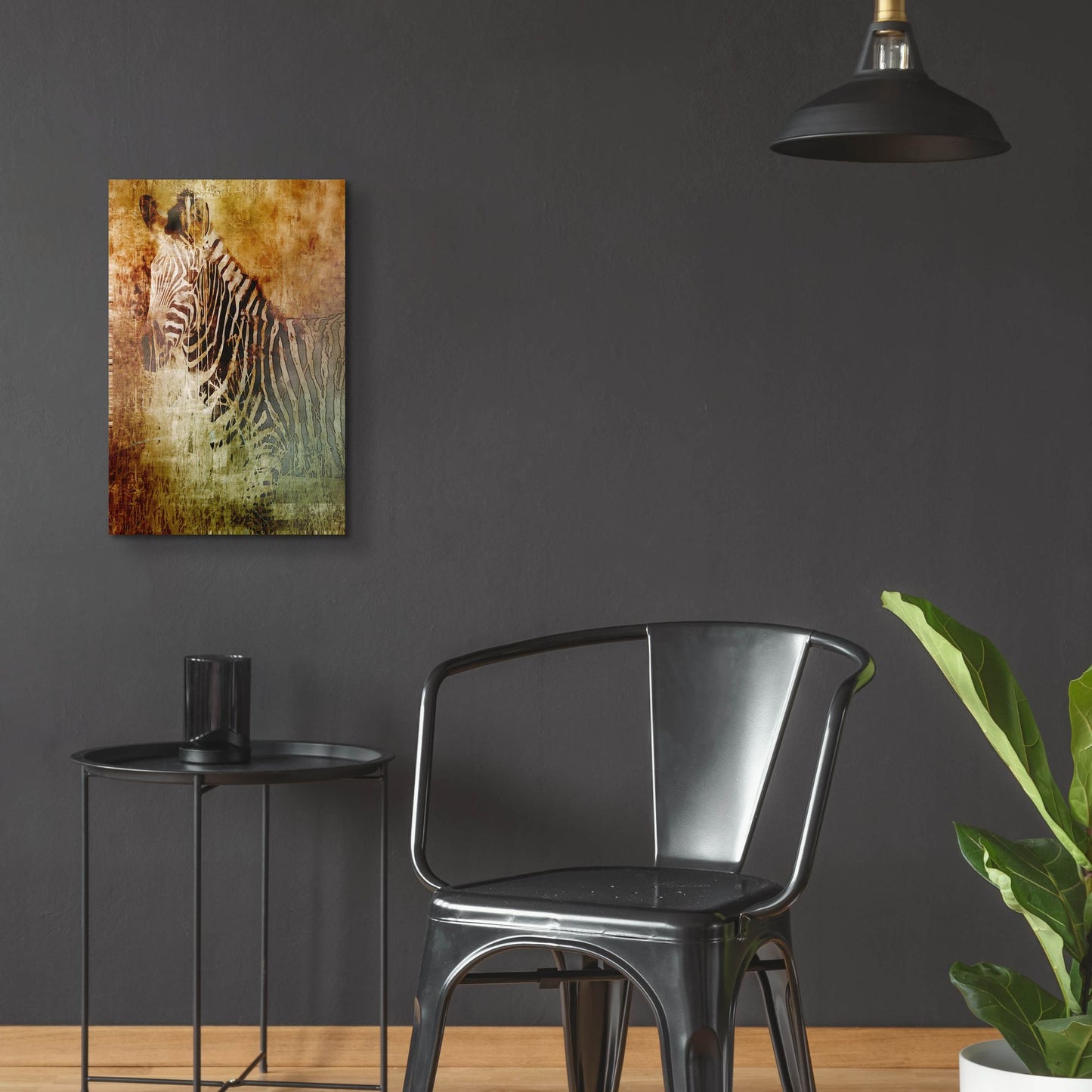 Epic Art 'Africa Zebra' by Greg Simanson, Acrylic Glass Wall Art,16x24