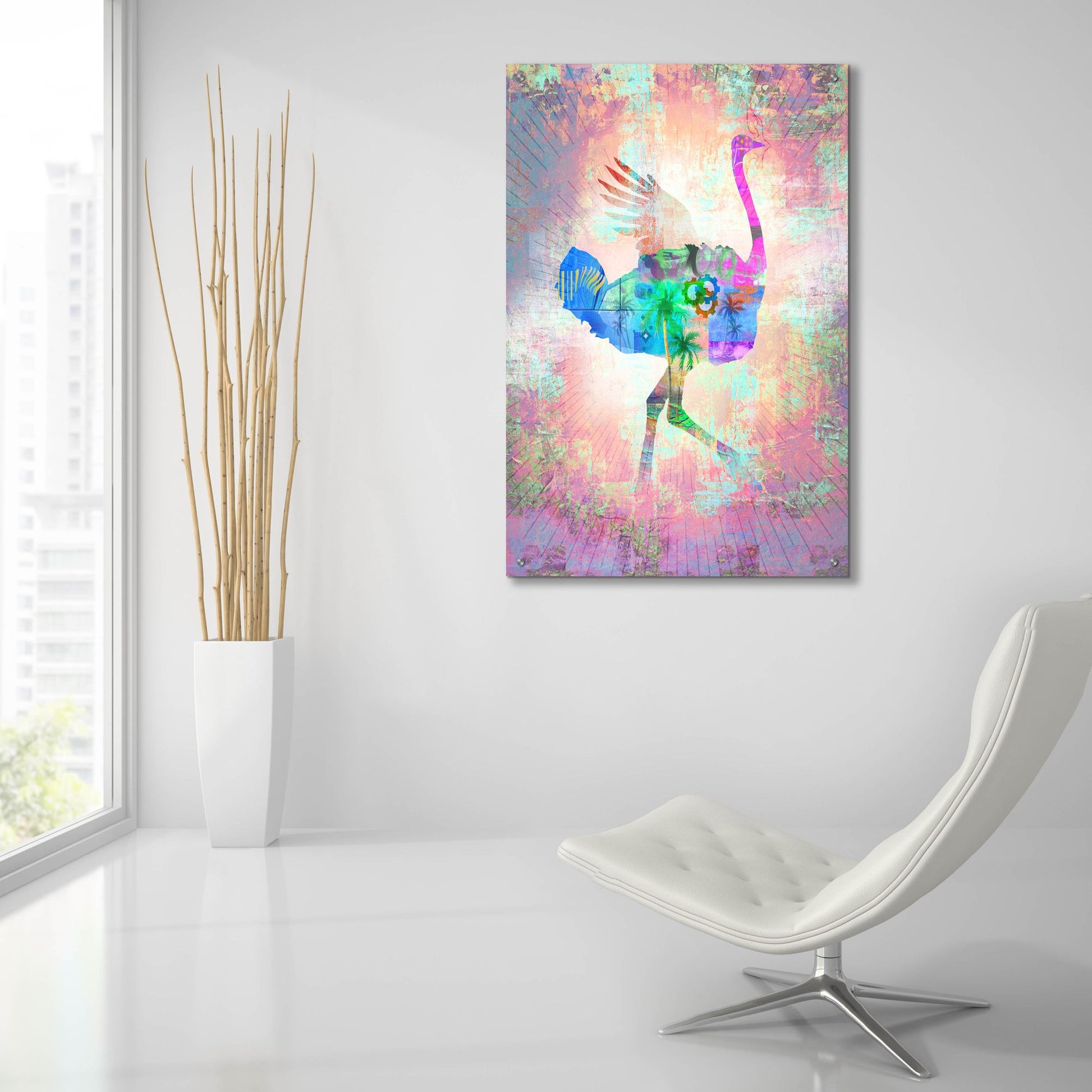 Epic Art 'Birdie' by Greg Simanson, Acrylic Glass Wall Art,24x36