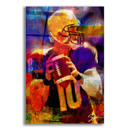 Epic Art 'Football 2' by Greg Simanson, Acrylic Glass Wall Art