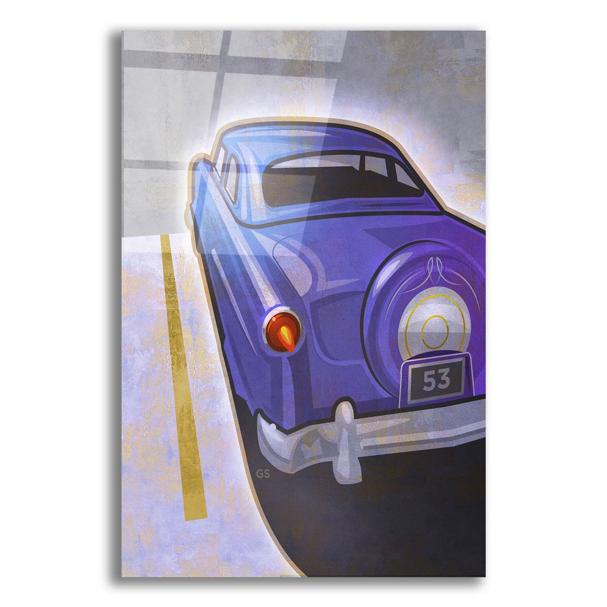 Epic Art 'Hotrod 53' by Greg Simanson, Acrylic Glass Wall Art