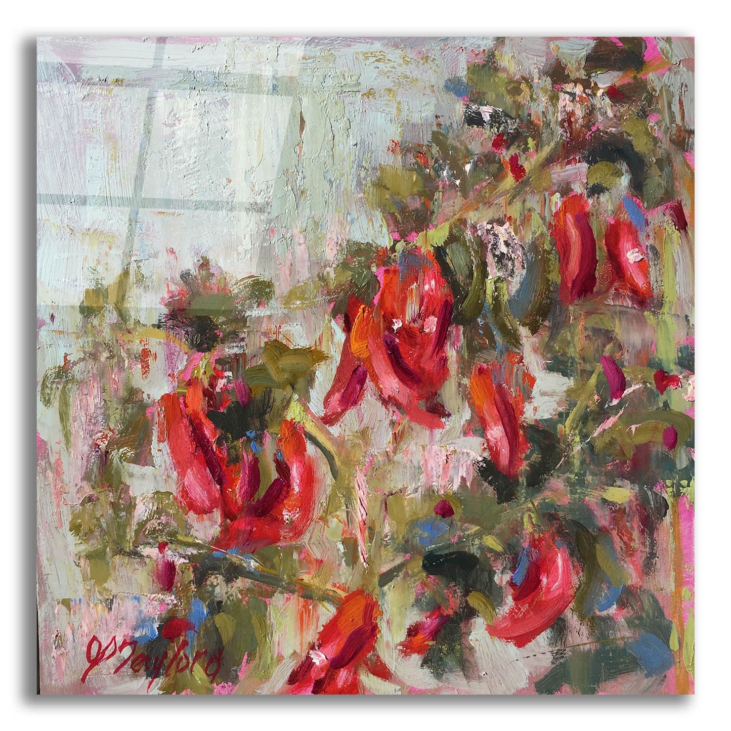 Epic Art 'Backyard Peppers' by Jennifer Stottle Taylor, Acrylic Glass Wall Art