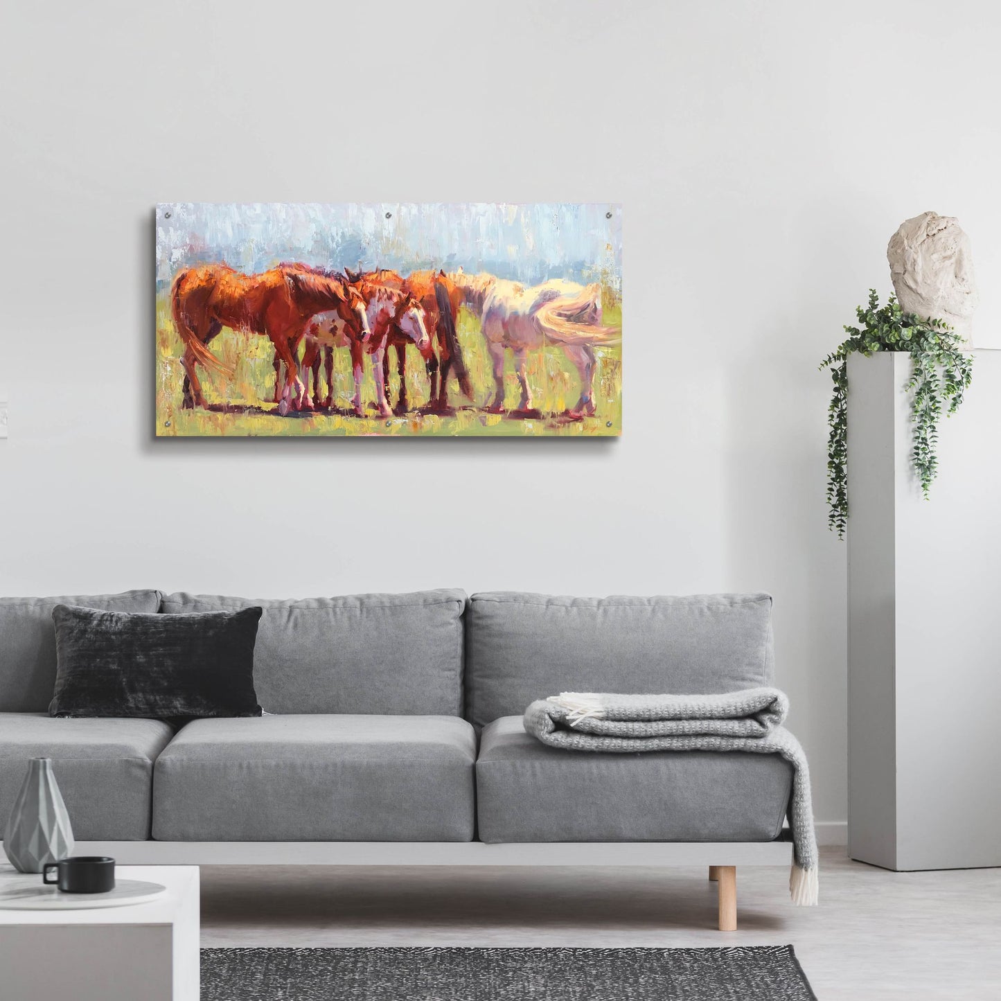 Epic Art 'Fly Patrol' by Jennifer Stottle Taylor, Acrylic Glass Wall Art,48x24