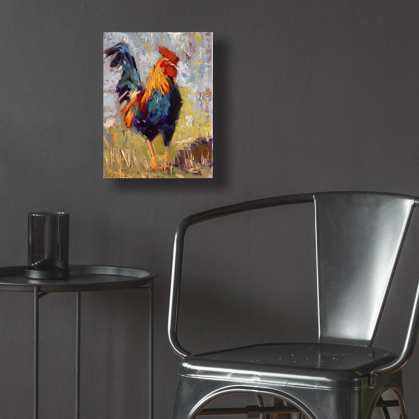 Epic Art 'Crow Magnum' by Jennifer Stottle Taylor, Acrylic Glass Wall Art,12x16