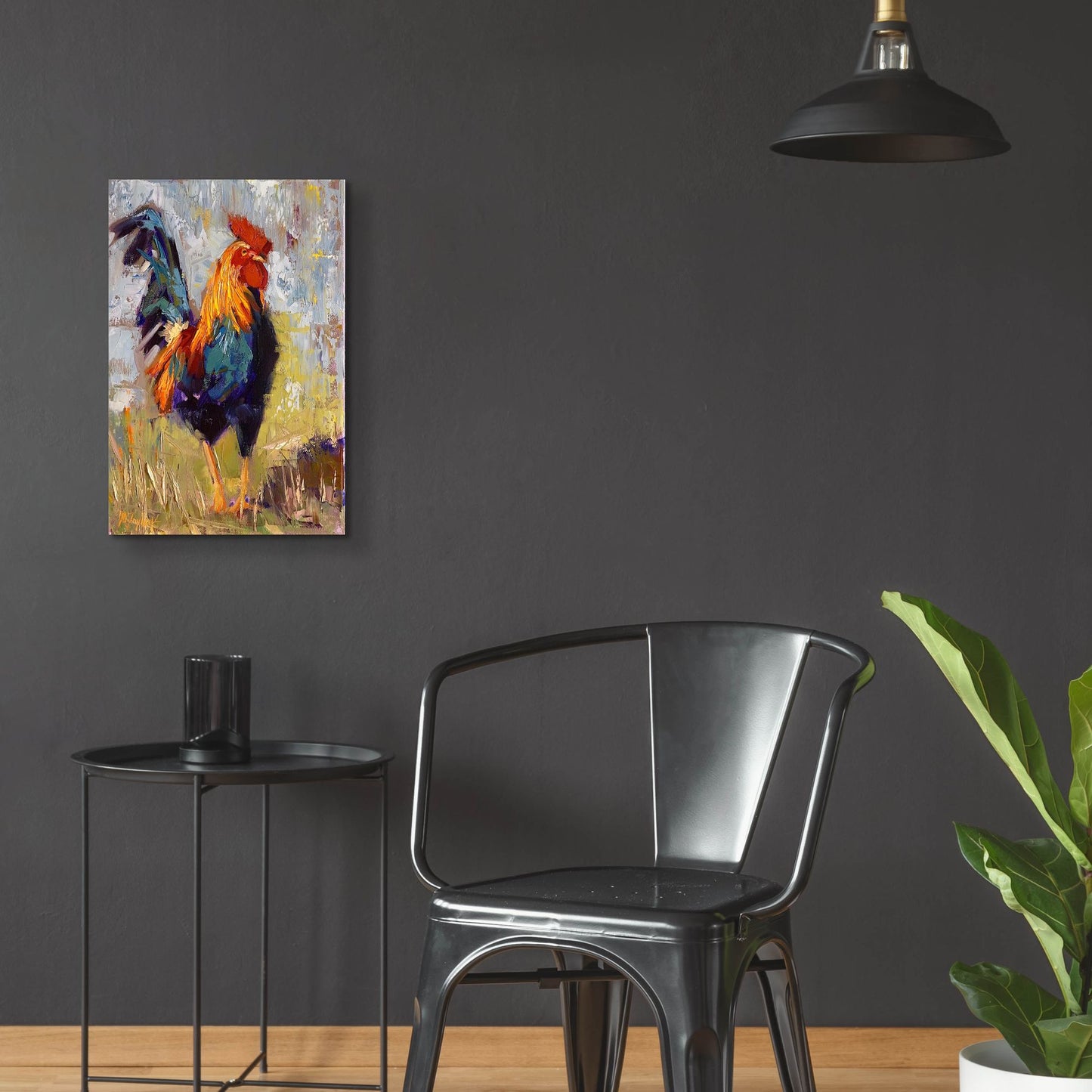 Epic Art 'Crow Magnum' by Jennifer Stottle Taylor, Acrylic Glass Wall Art,16x24