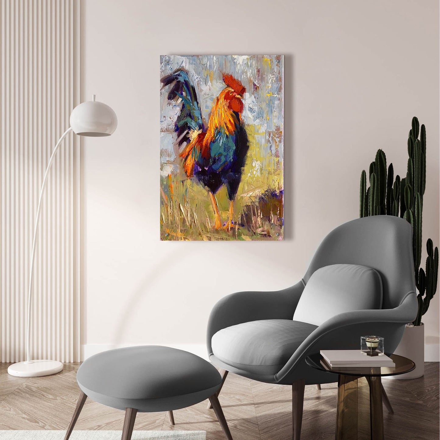 Epic Art 'Crow Magnum' by Jennifer Stottle Taylor, Acrylic Glass Wall Art,24x36