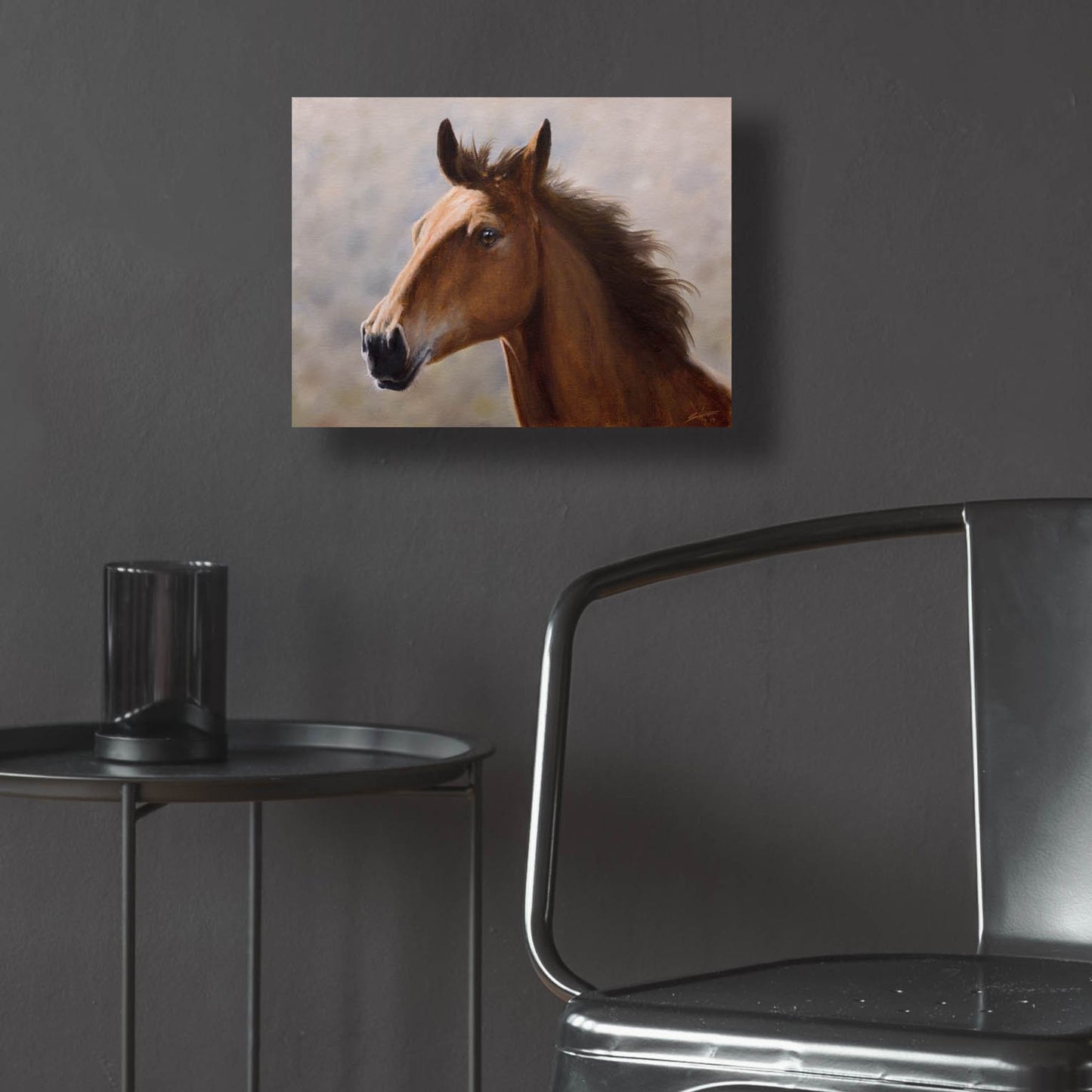 Epic Art 'Horse Thoughts' by John Silver, Acrylic Glass Wall Art,16x12